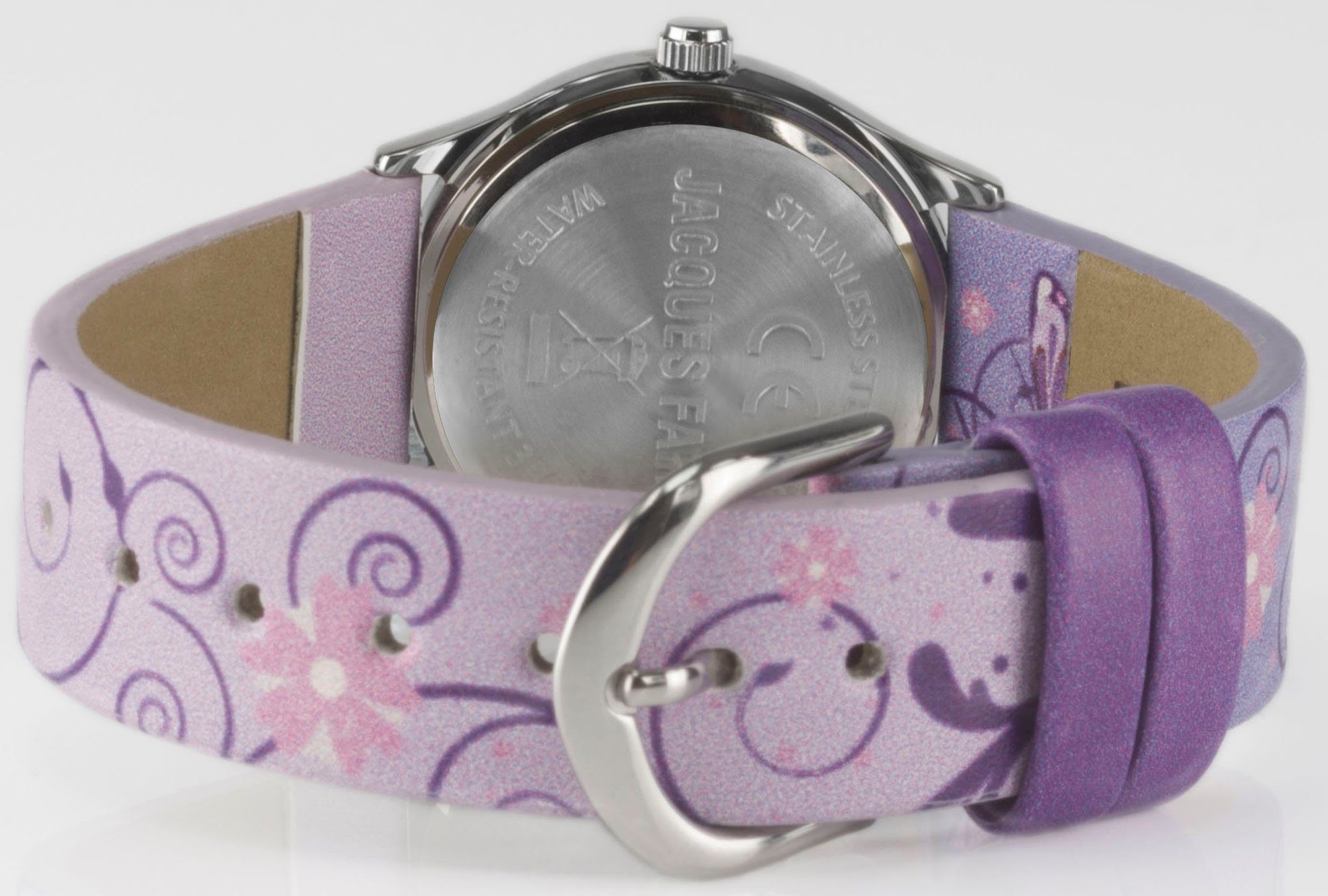 Jacques Farel Kwartshorloge Kinderhorloge vlinder, HCC 435 Kinderhorloge, meisjeshorloge, vlinder, ideaal ook als cadeau