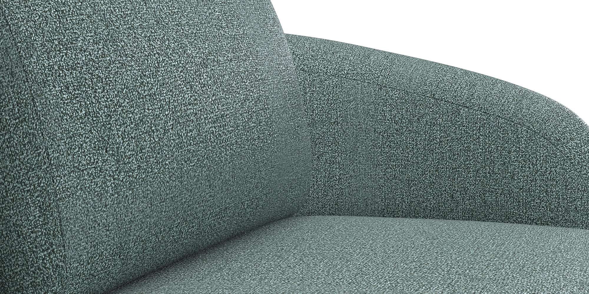 FLEXLUX 2,5-zits Torino, rond, bank, loveseat Modern, organisch bankontwerp, koudschuim, golfvering