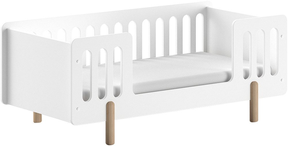 Vipack Kinderledikant Smile, juniorbed 70/140 cm, incl. lattenbodem, MDF wit gelakt