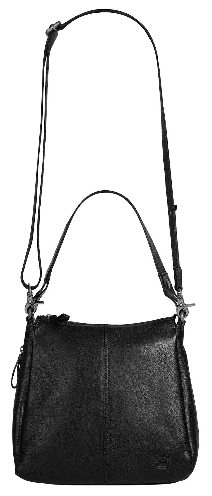 Spikes & Sparrow Schoudertas echt leder