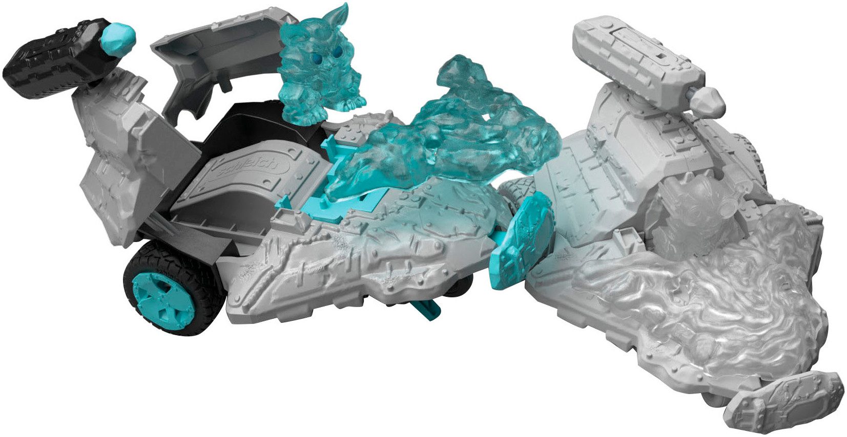 Schleich® Speelgoedauto ELDRADOR® CREATURES, Eis Düsenjet Fahrzeug mit Mini Cretaure (42664)