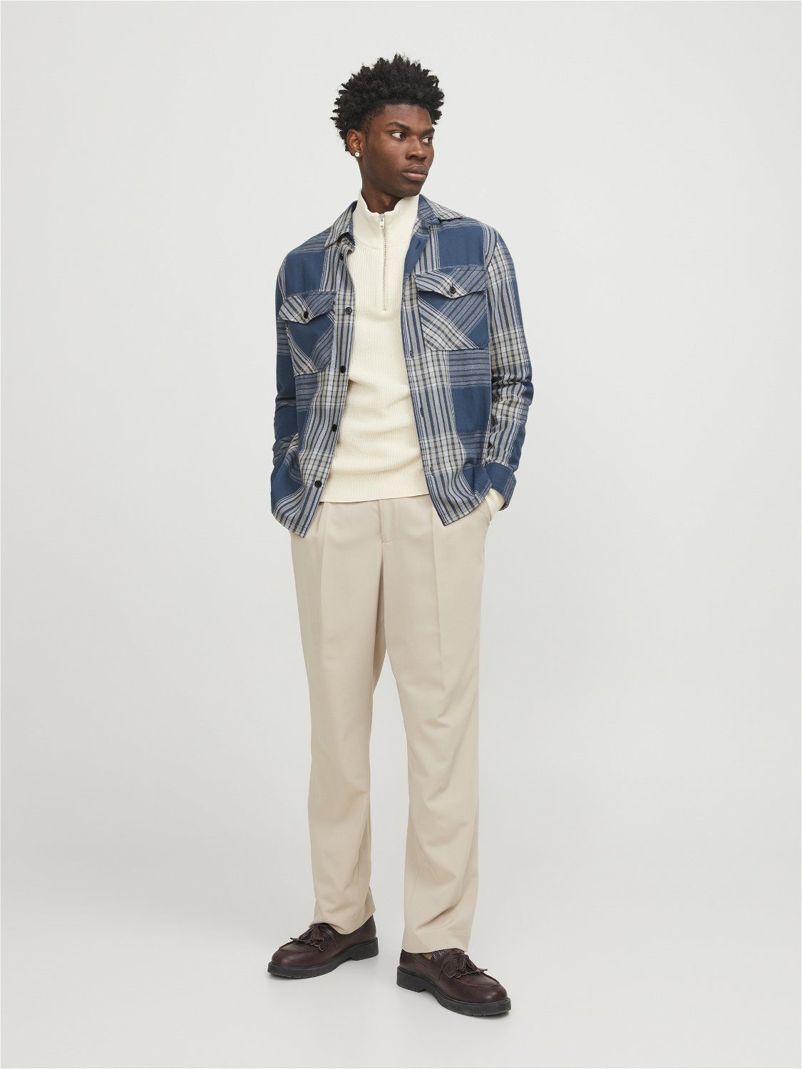Jack & Jones Overhemd met lange mouwen JPRCCROY SPRING CHECK OVERSHIRT L/S SN