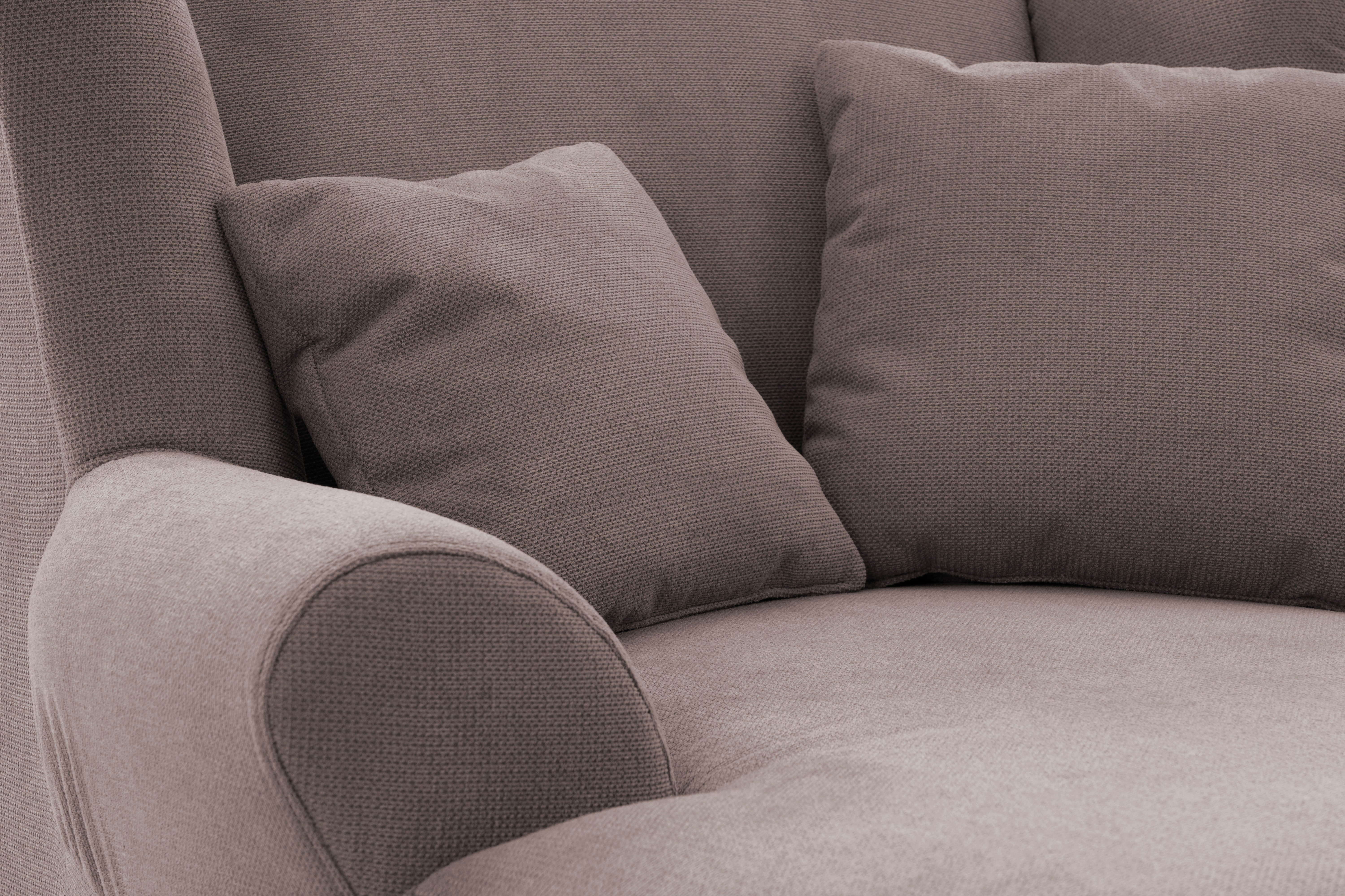 Home affaire XXL-fauteuil Oase met golvenondersteuning en 2 decoratieve kussens