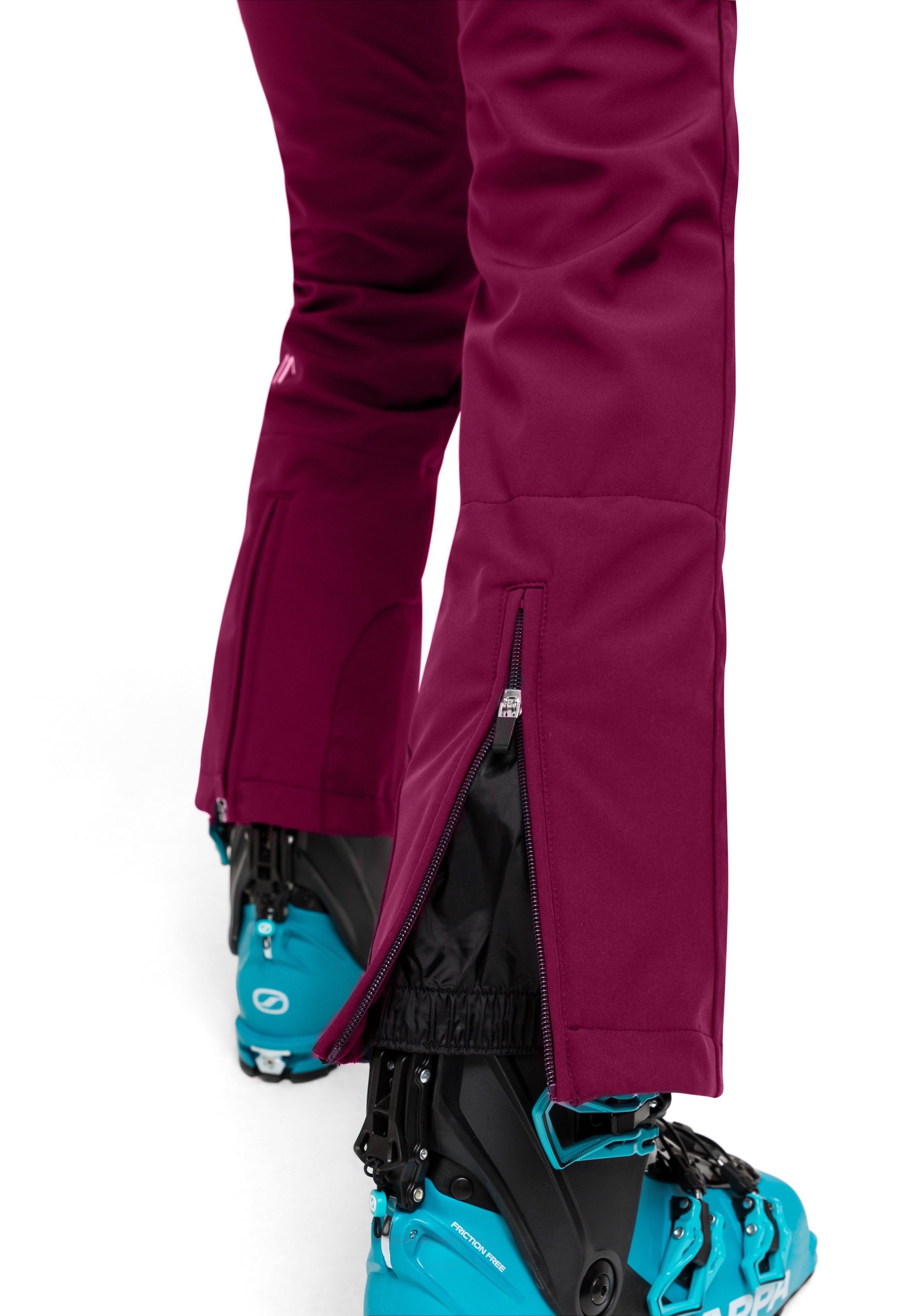 Maier Sports Skibroek Mary Nauwsluitende softshell-broek in elegant sportief silhouet