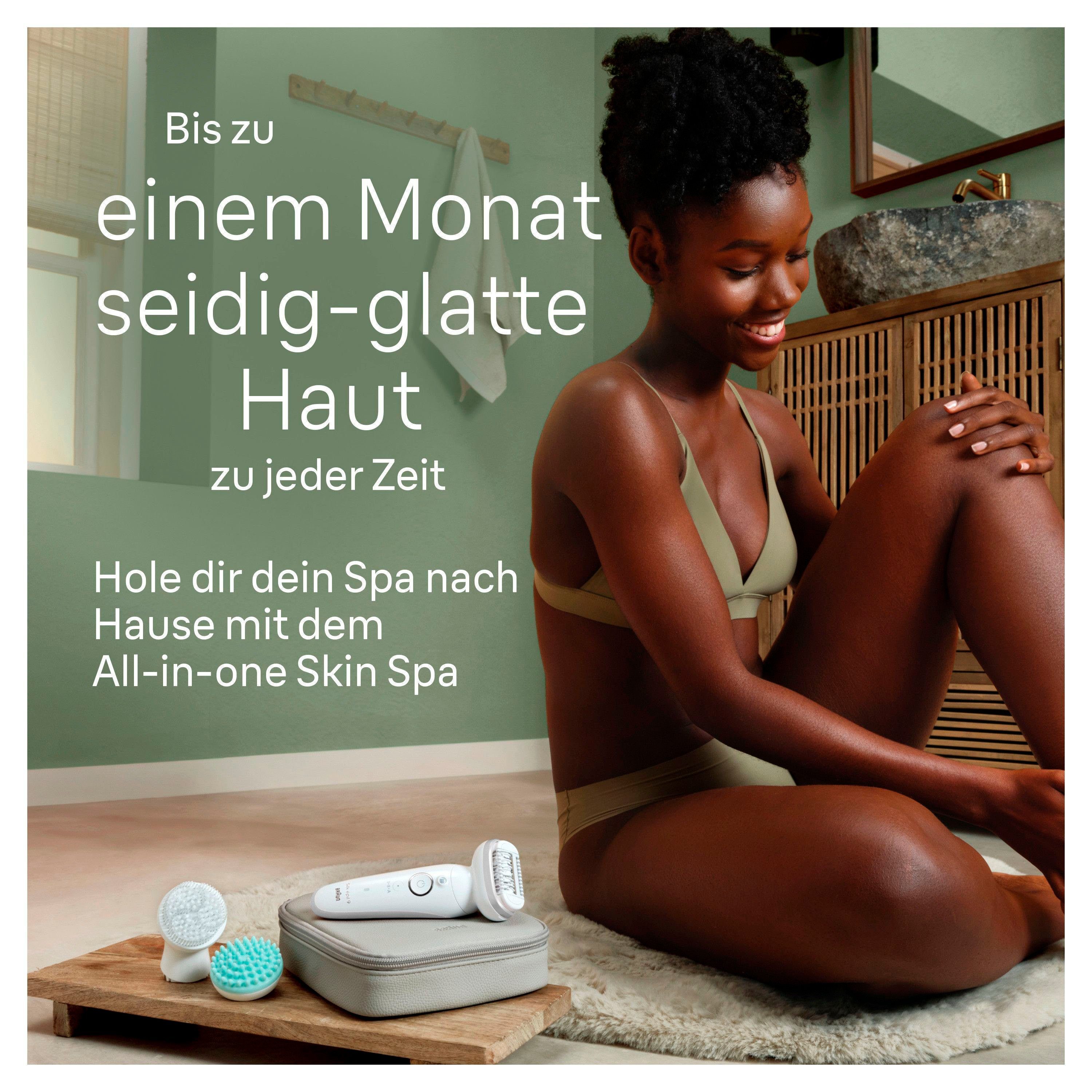 Braun Epilator Silk-épil SkinSpa 9 9-381 Volledig beautyset met mini scheerapparaat voor het gezicht