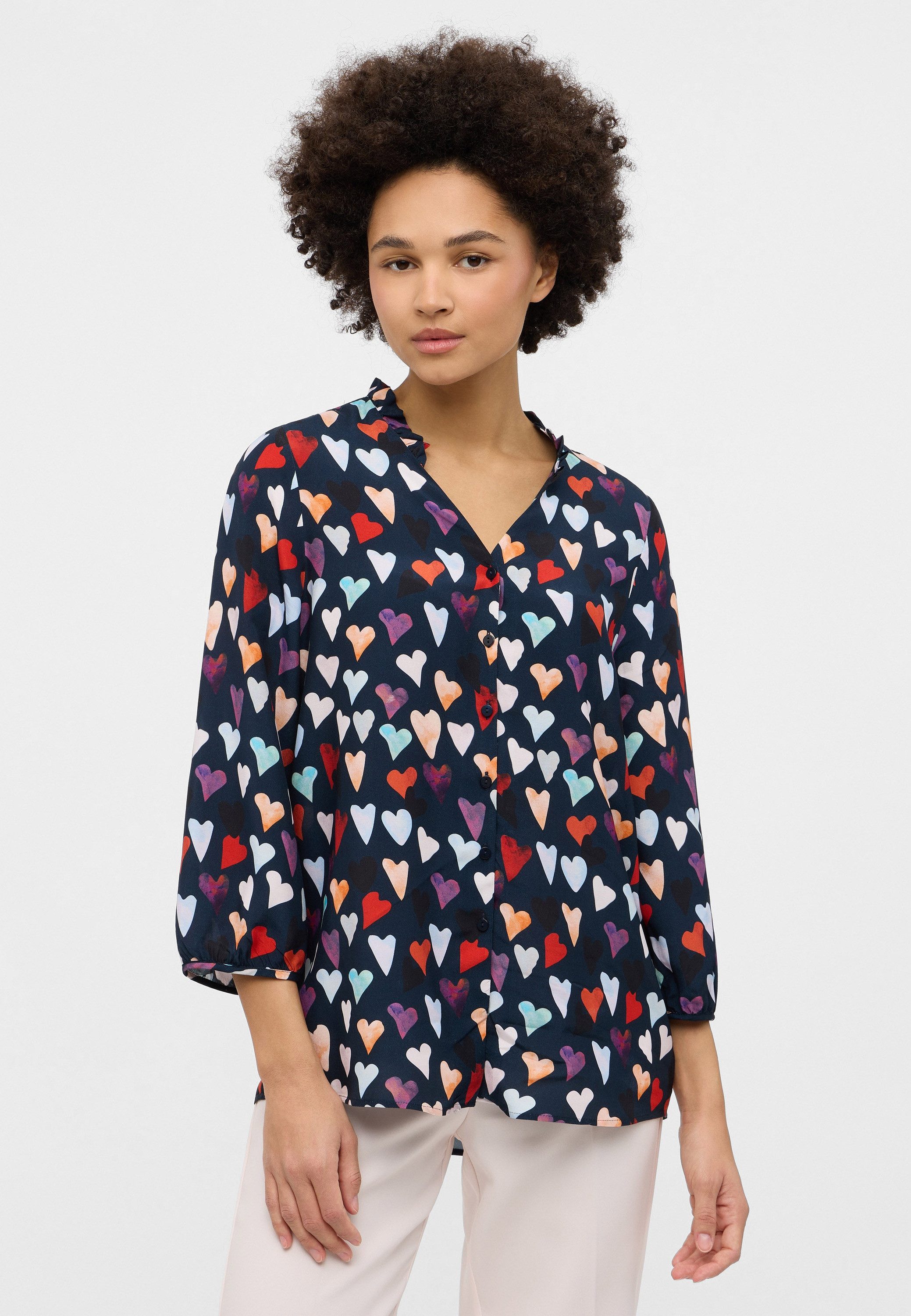 Eterna Overhemdblouse Loose fit
