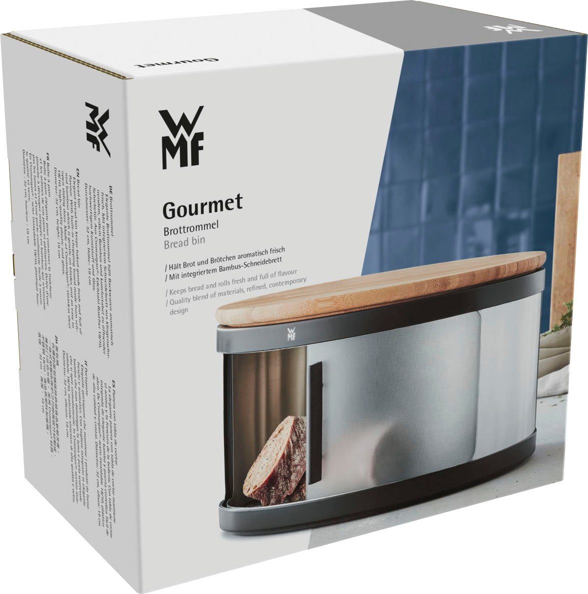 WMF Broodtrommel met houten snijplank (1-delig)