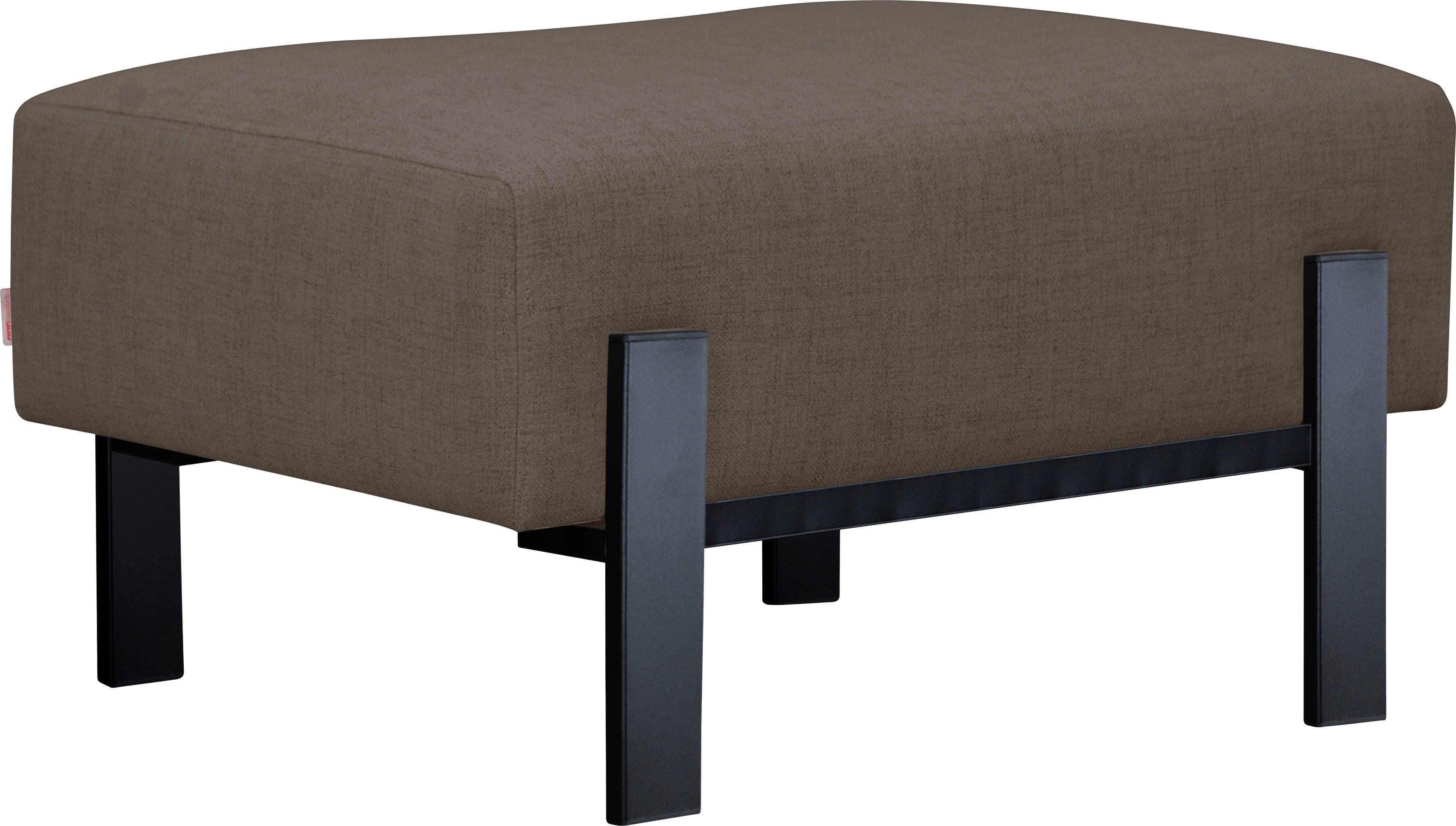 OTTO products Hocker Enno Verschillende stofkwaliteiten: katoen met linnen, gerecycled polyester van