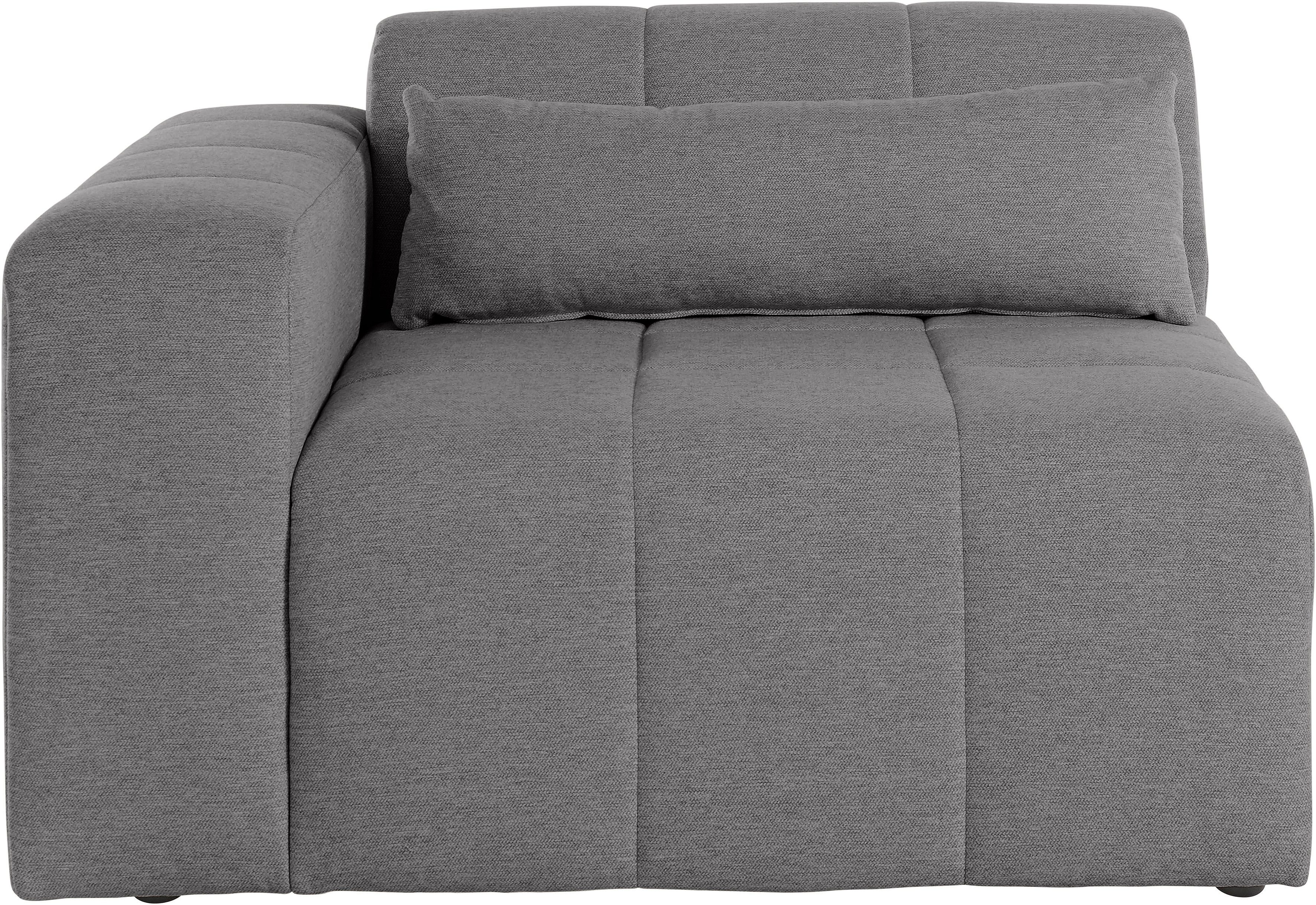 LeGer Home by Lena Gercke Sofaelement Maileen Module fauteuil met armleuning, te verbinden met andere modules van de serie