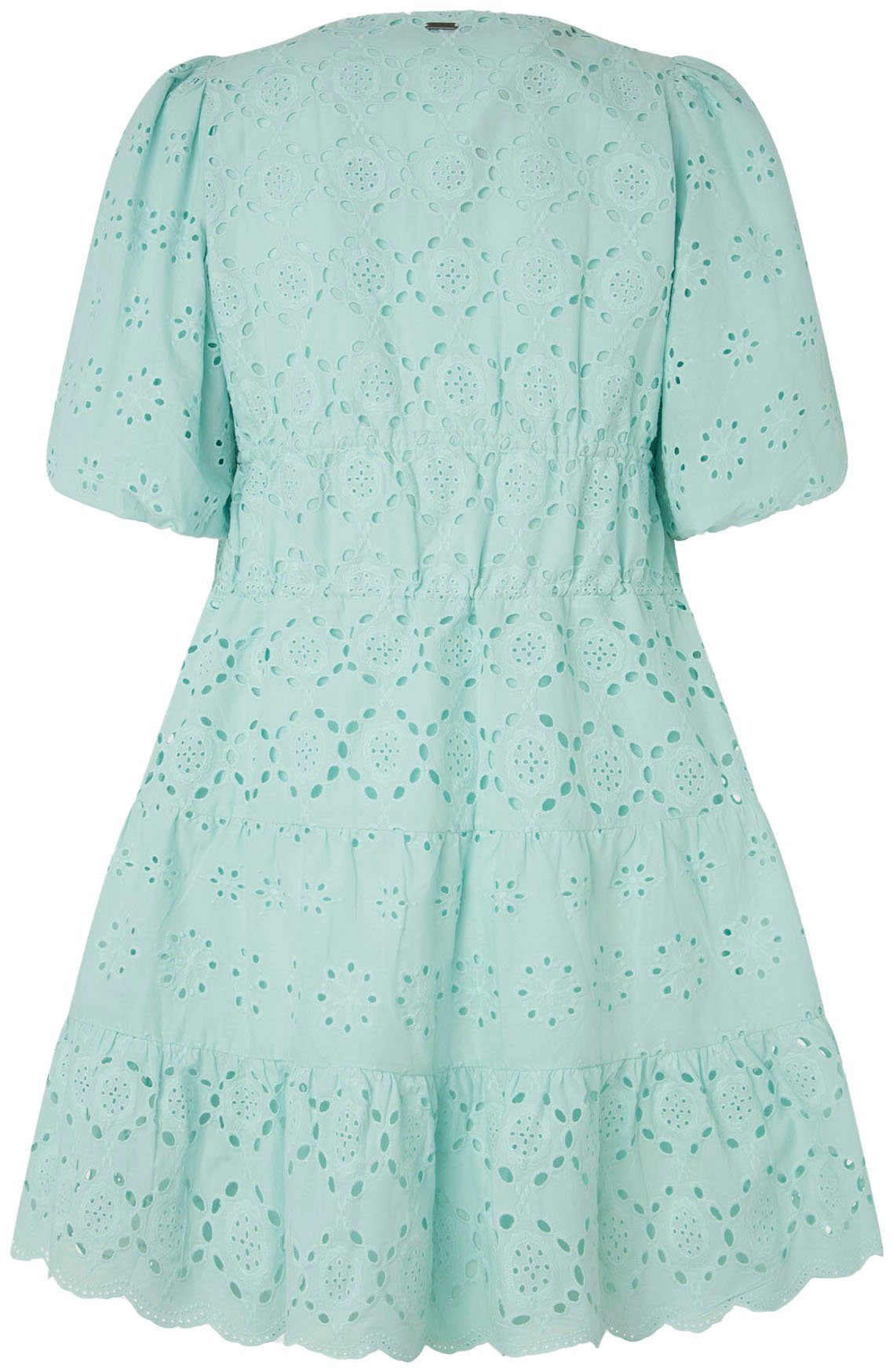 Pepe Jeans Zomerjurk Delia met ajourborduursels