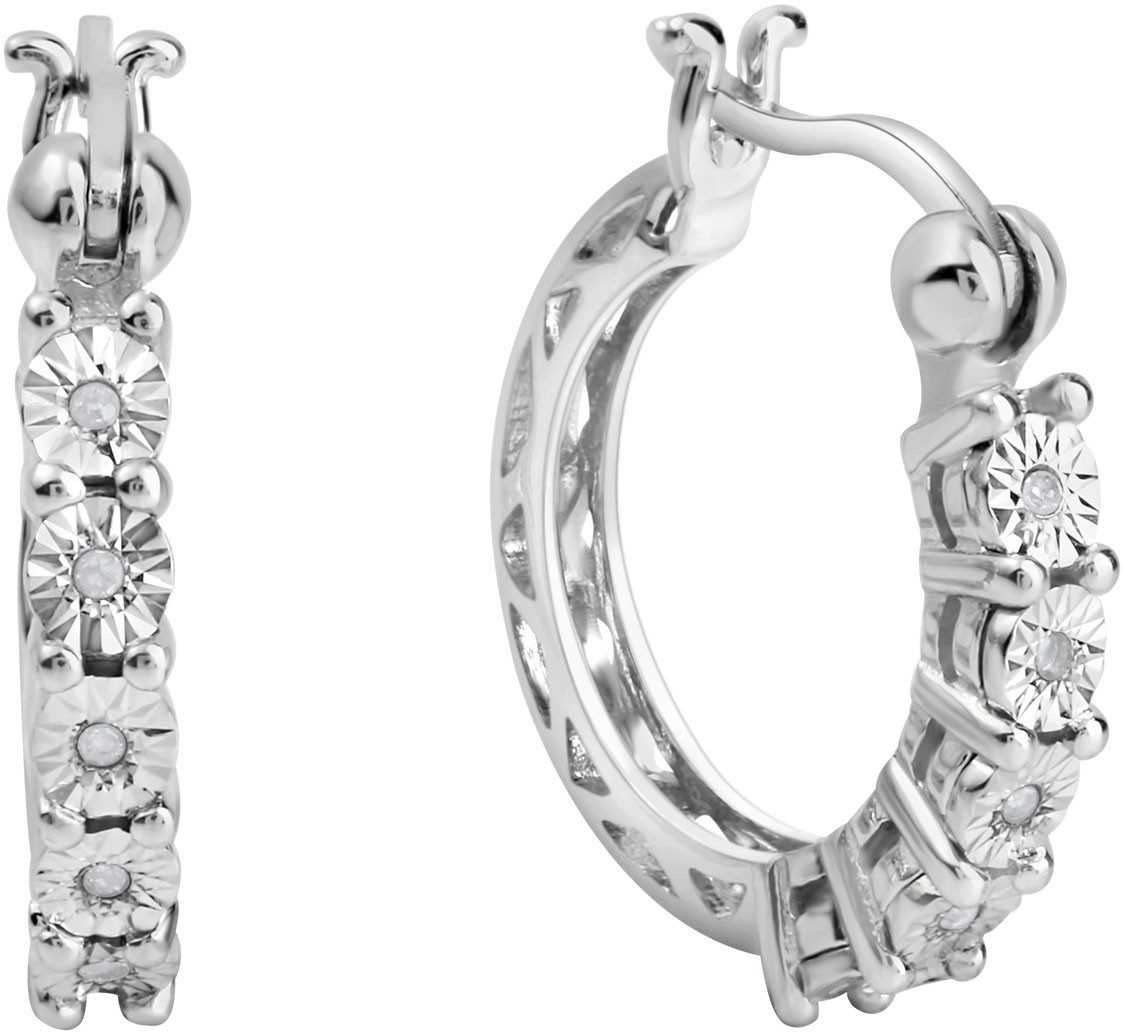 Firetti Paar creolen Sieraad cadeau zilverkleur 925 oorbellen dames oorbellen zilver(kleur)