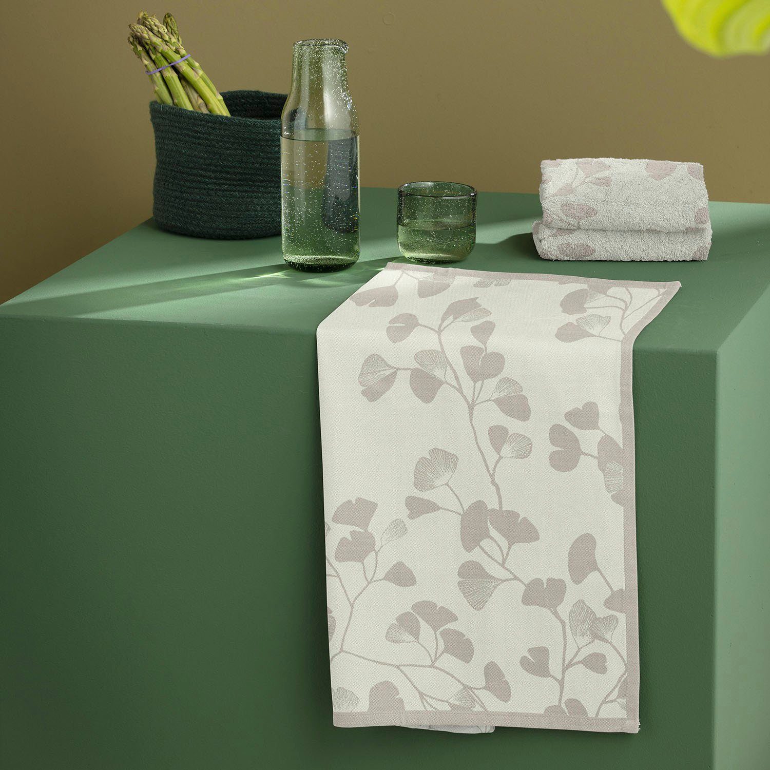 DDDDD Theedoek Kenchi Jacquard-stof, 60 x 65 cm (set, 6-delig)
