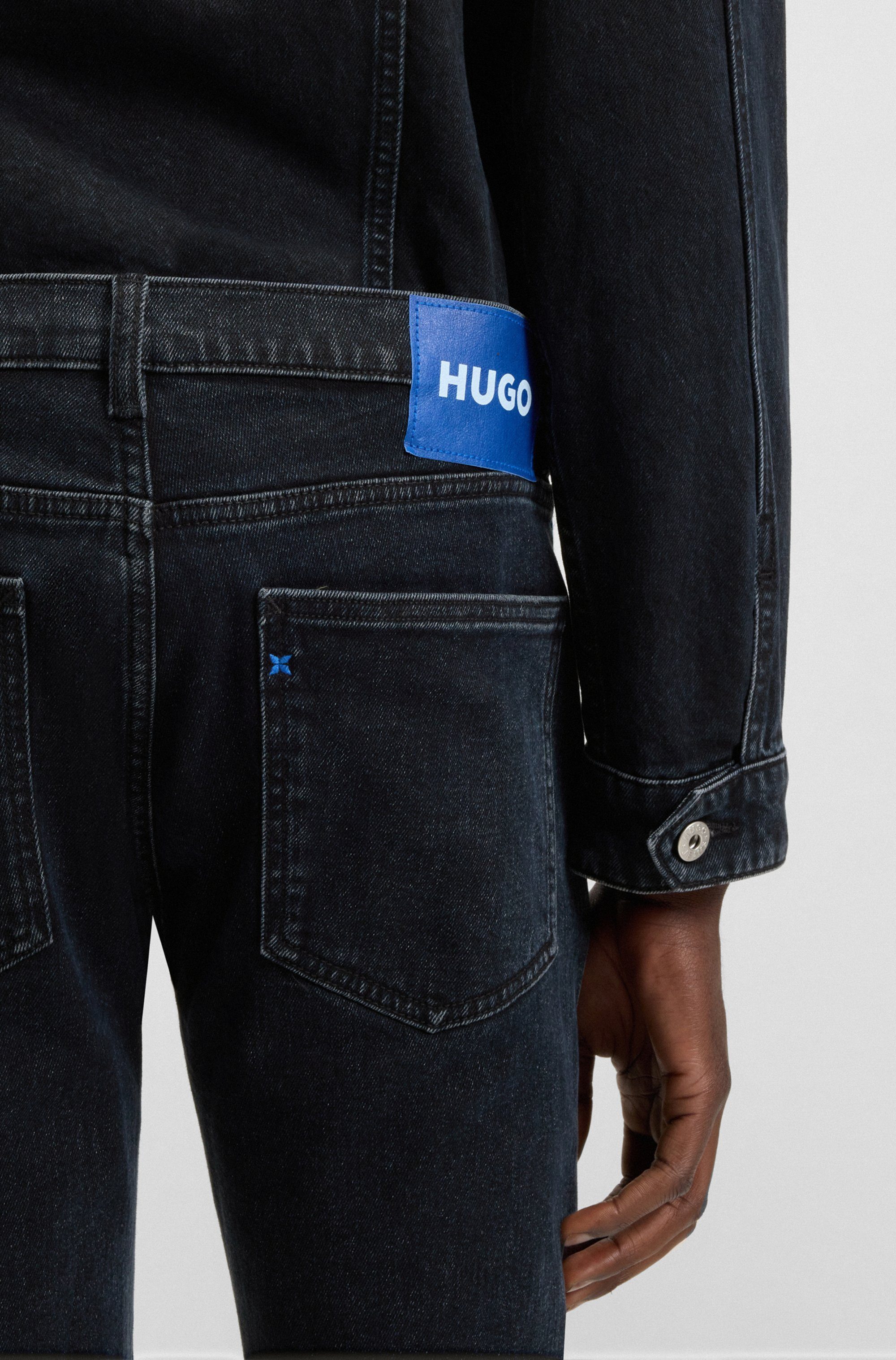 HUGO Blue Slim fit jeans Zane extra slim fit