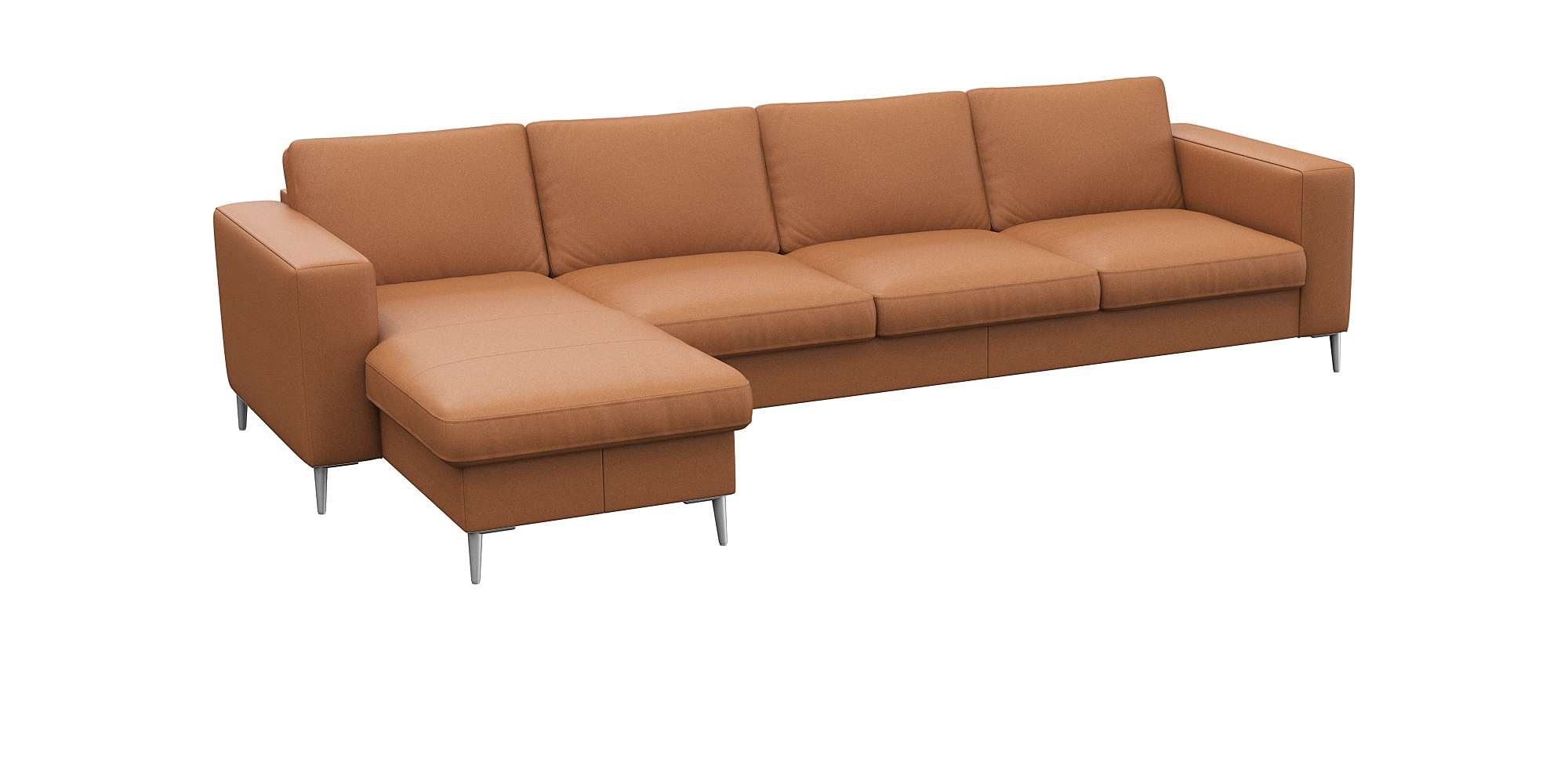 FLEXLUX Hoekbank Fiore, super zitcomfort door koudschuim in de zitting, L-vorm