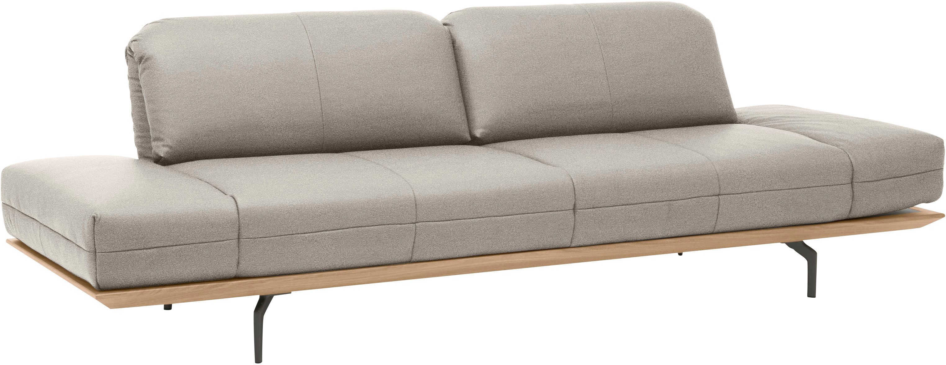 Creation BY ROLF BENZ 3-zitsbank CR.420, design bank, loungesofa in 2 kwaliteiten, houten frame in eiken natuur of noten, breedte 232 cm