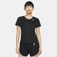 nike runningshirt dri-fit race women's short-sleeve running top zwart