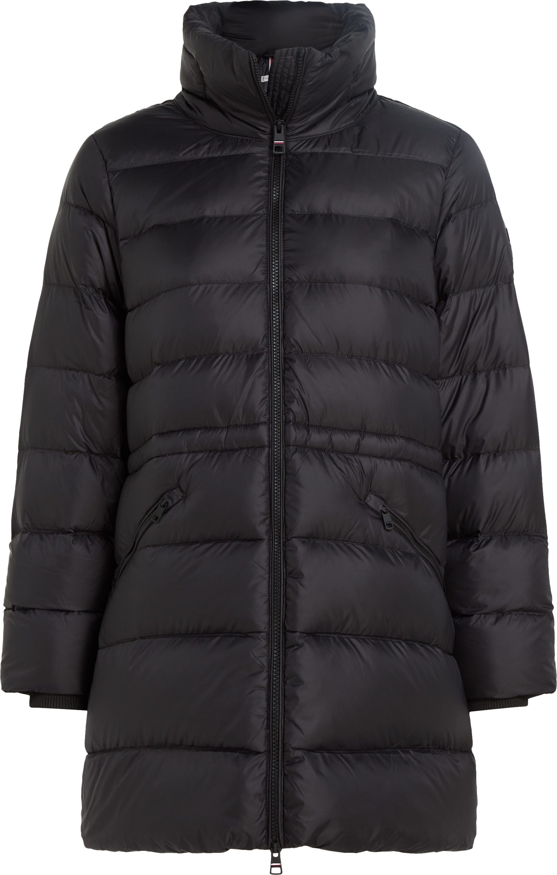 Tommy Hilfiger Lange jas met gestempeld logo