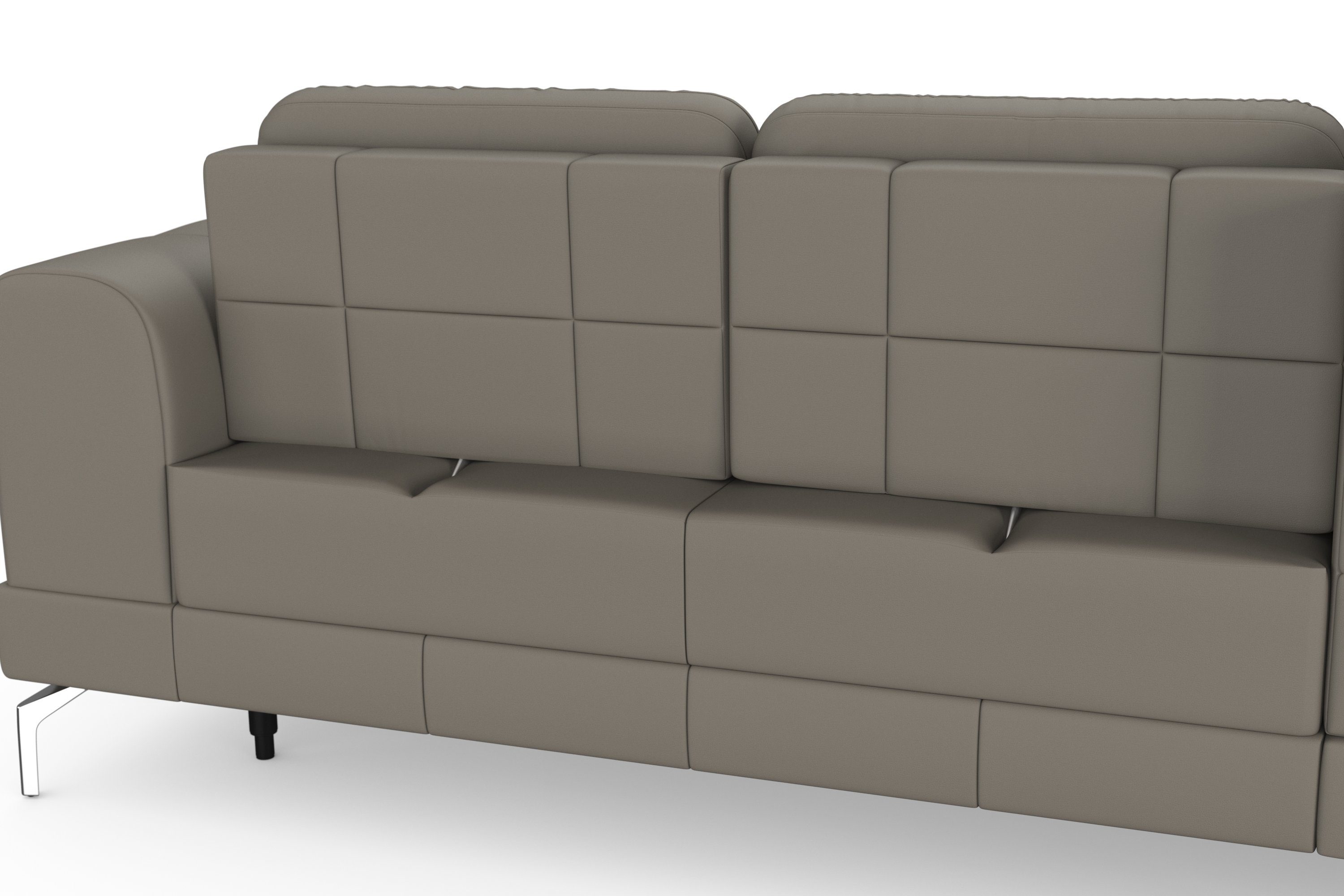 sit&more Hoekbank Bendigo L-vorm inclusief zitdiepteverstelling, bodemvrijheid 15 cm, 2 pootkleuren