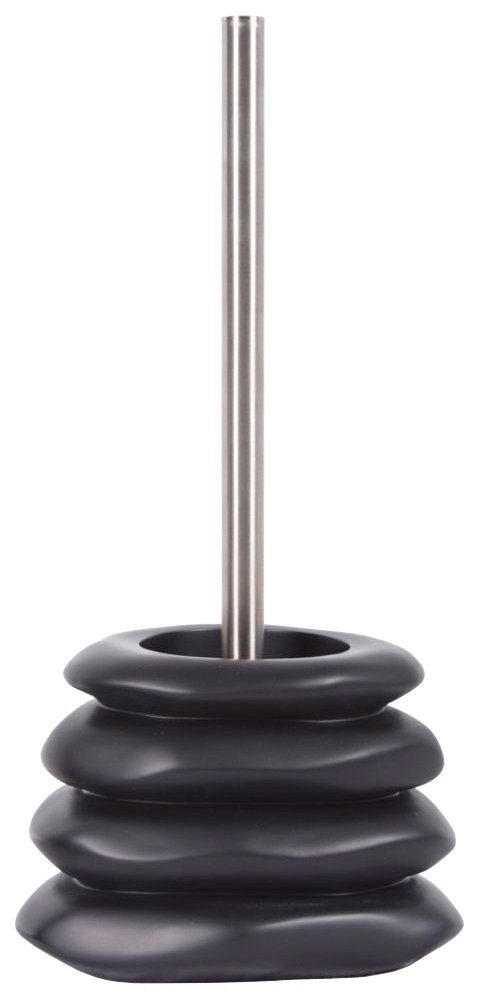Sanilo Set badkameraccessoires Harmony bestaand uit zeepdispenser en toiletborstel, zijdemat (combi-set, 2-delig)