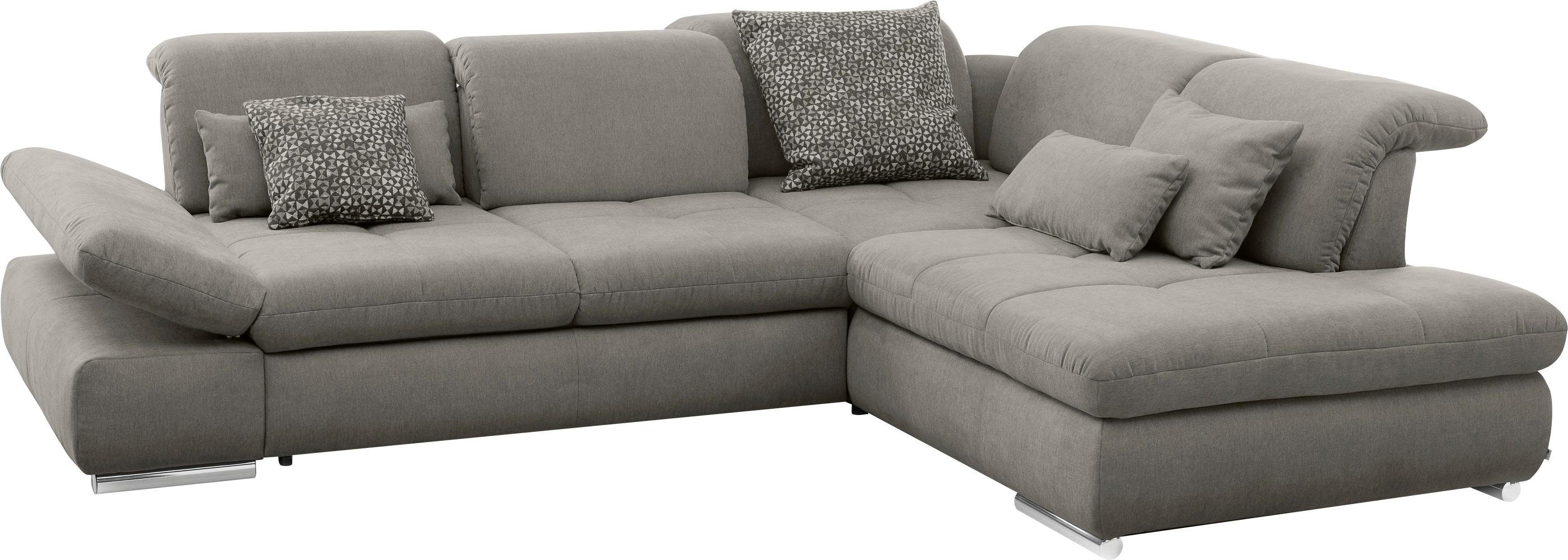 set one by Musterring Hoekbank SO 4100 met comfortabele pocketvering en hoofdeindeverstelling,