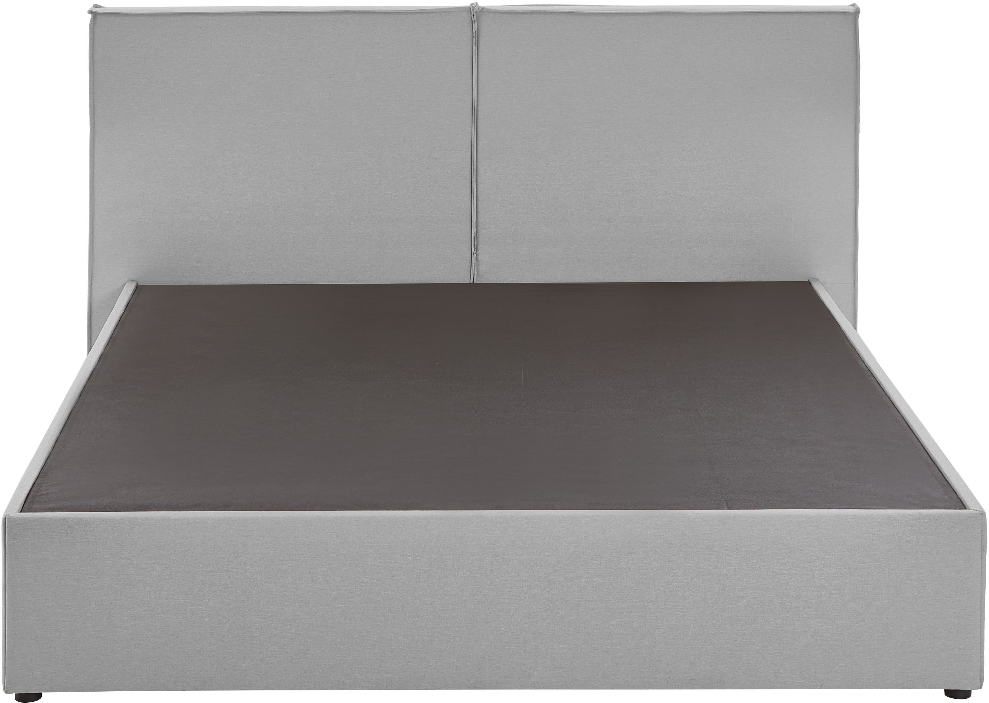 ATLANTIC home collection Boxspring NIKITA bodembedekkend bed, optioneel met matras en topper