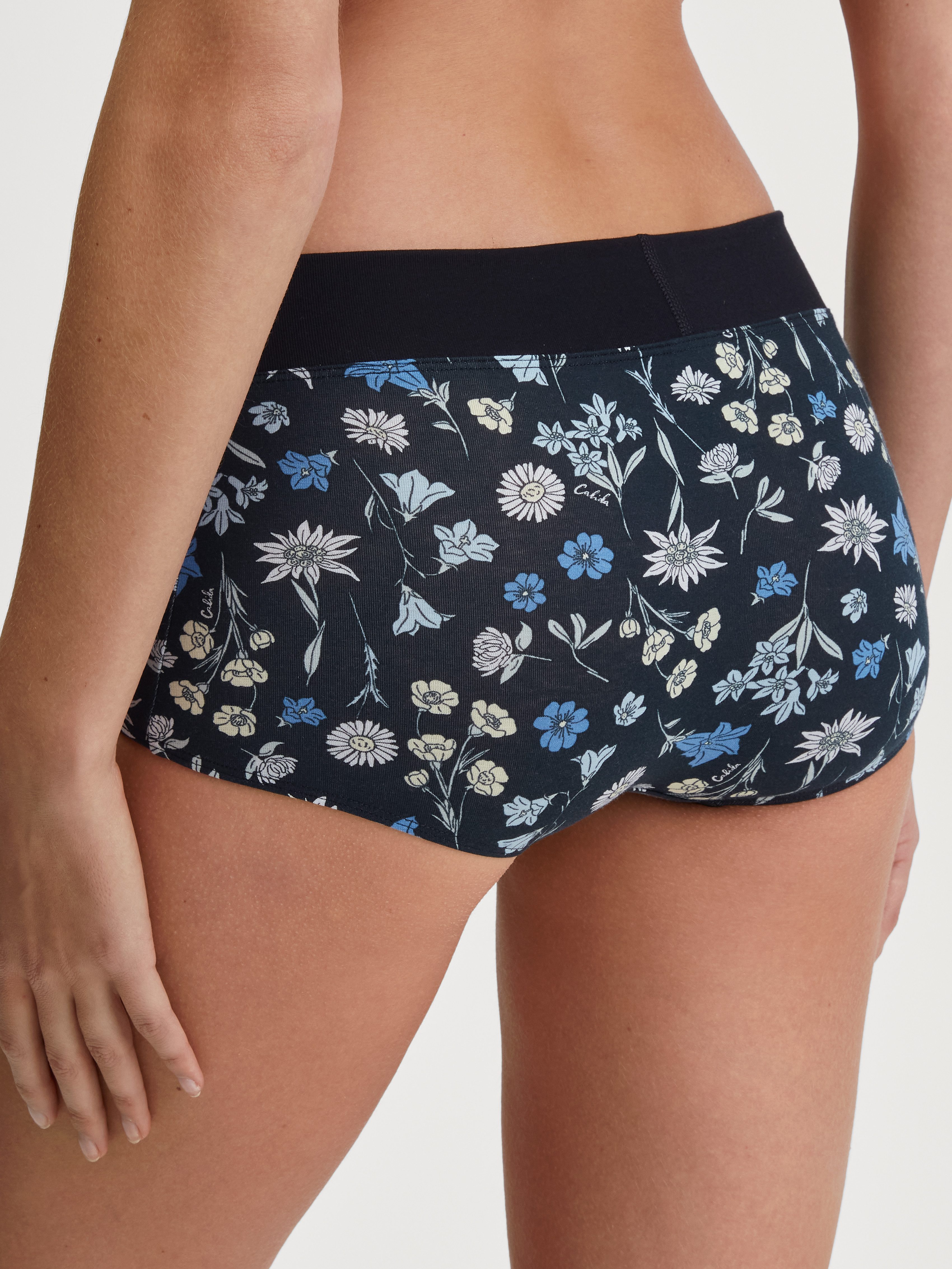 CALIDA Hipster Elastic Trend met bloemenprint