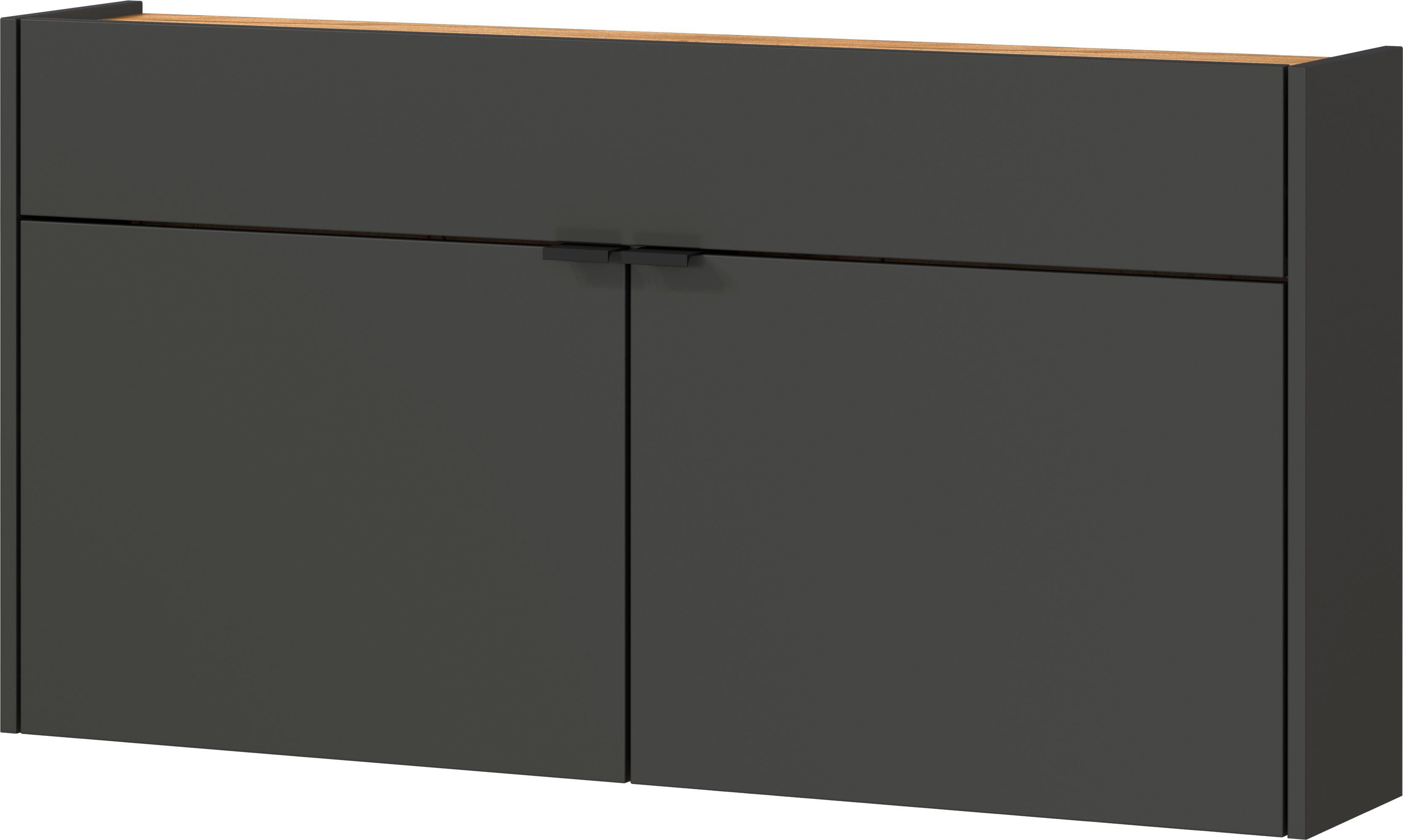 GERMANIA Halmeubelset Ameca met multifunctionele kast, spiegel en kapstokpaneel, geringe diepte (set, 3-delig)