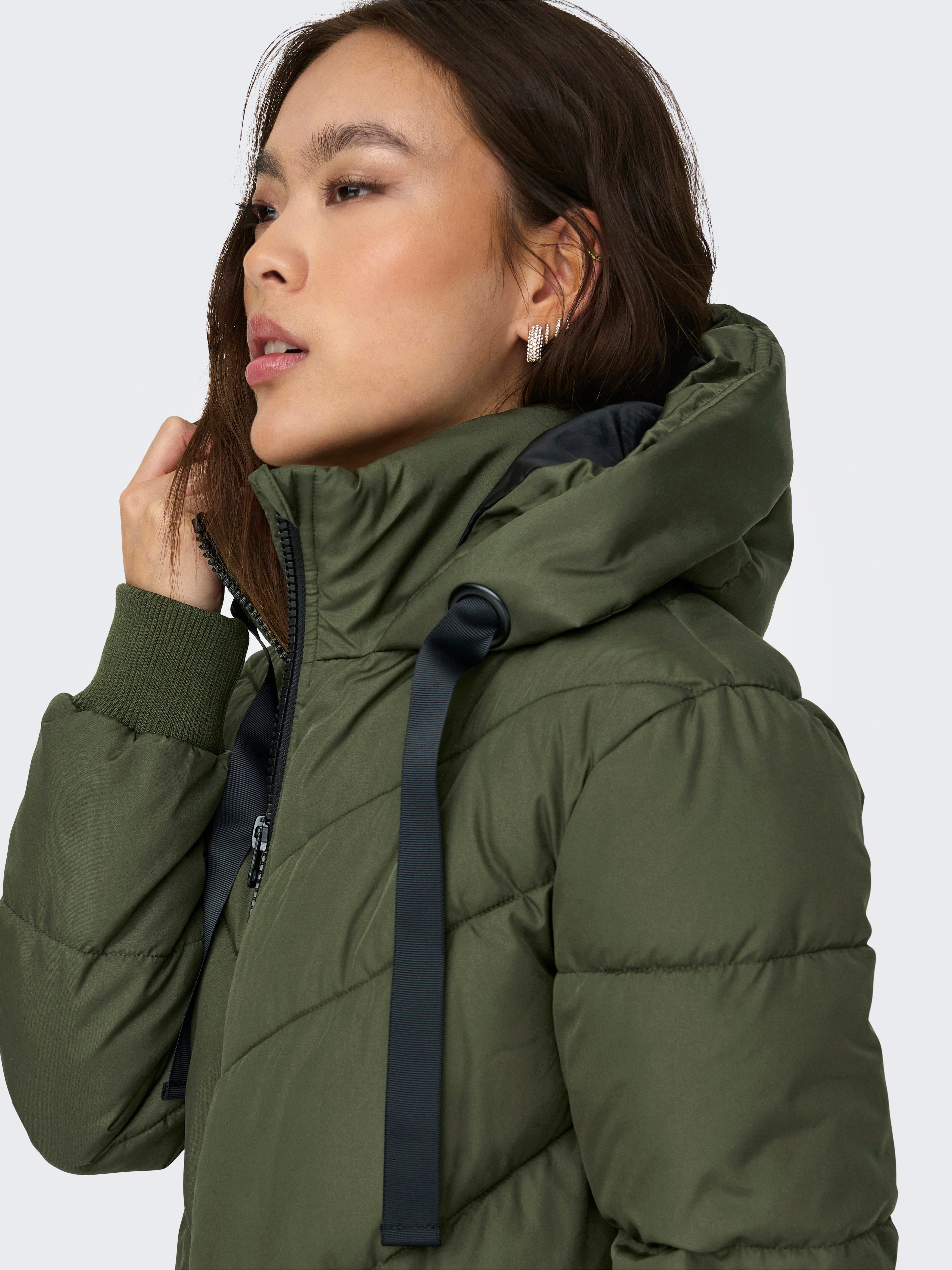 JDY Gewatteerde jas JDYSKYLAR LIFE HOOD JACKET OTW NOOS