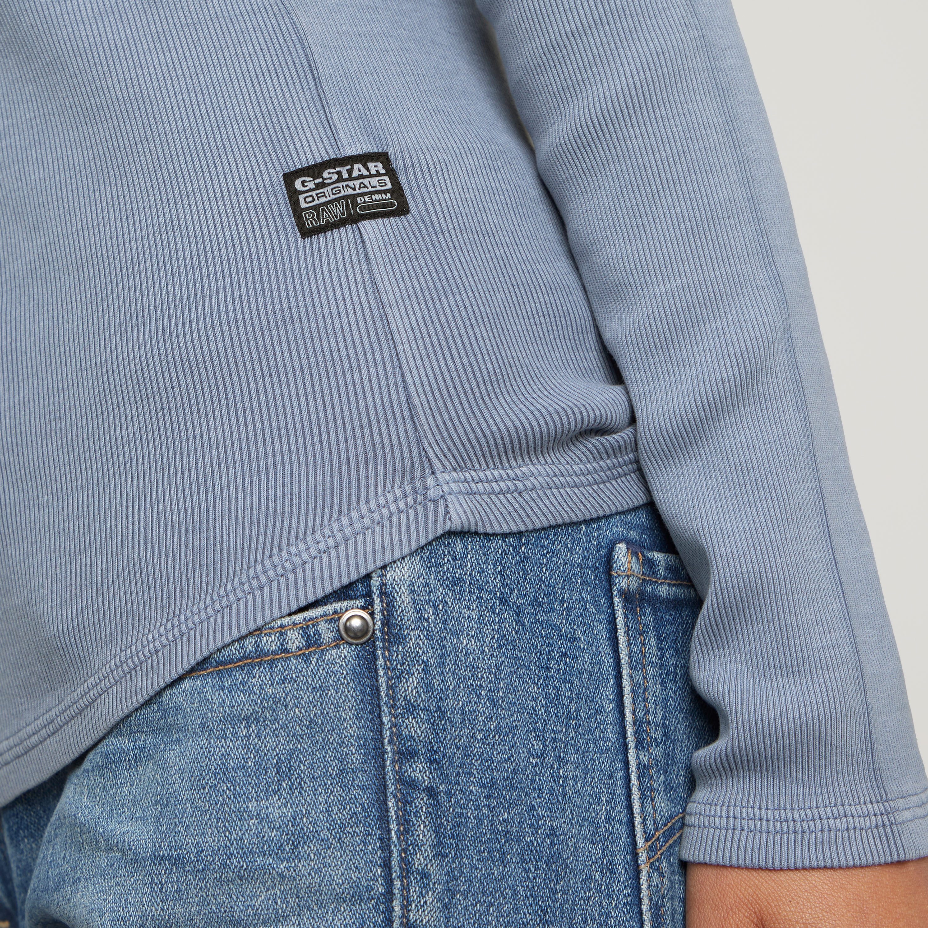 G-Star RAW Shirt met lange mouwen Tops Overdyed slim