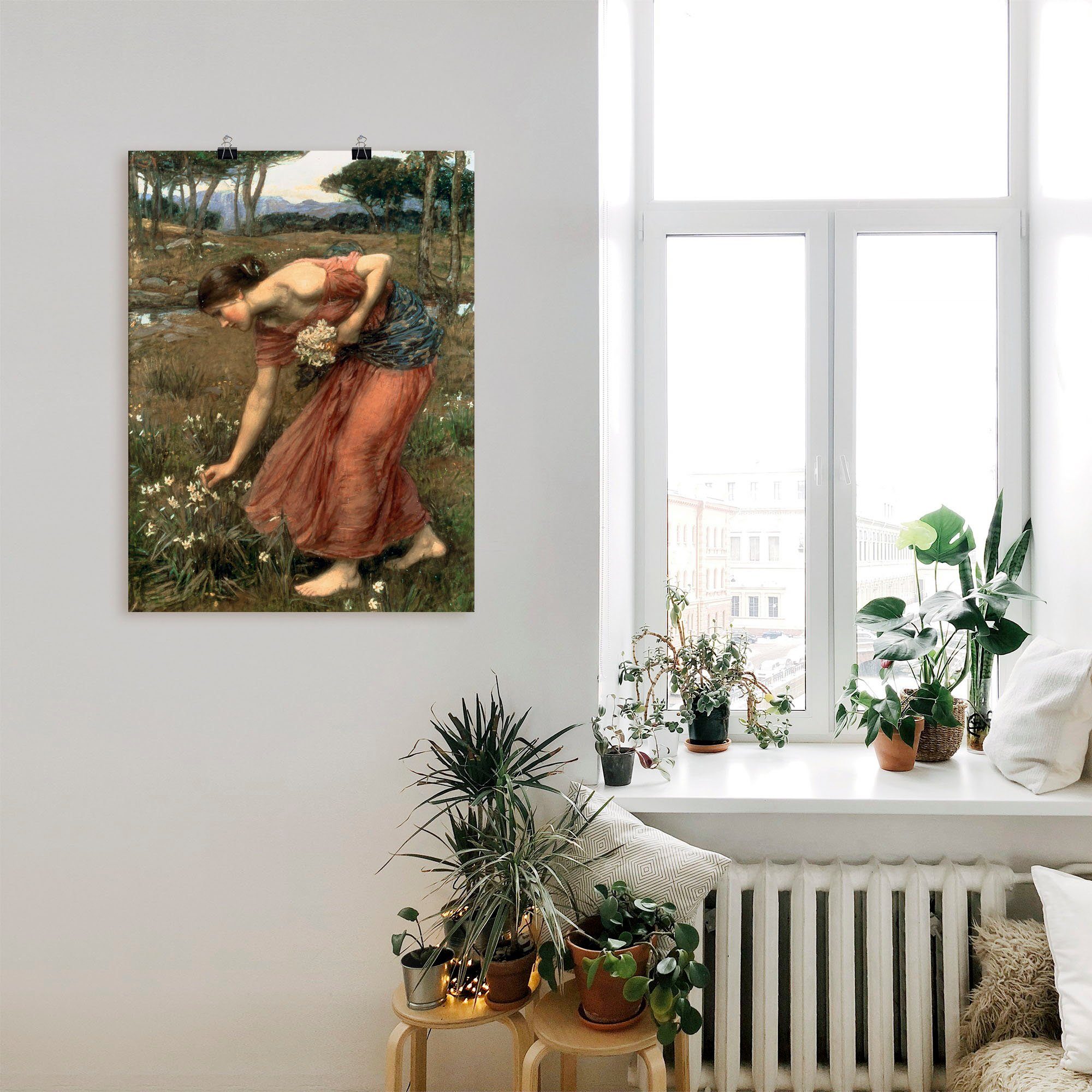 Artland Artprint Narcis als artprint op linnen, poster in verschillende formaten maten
