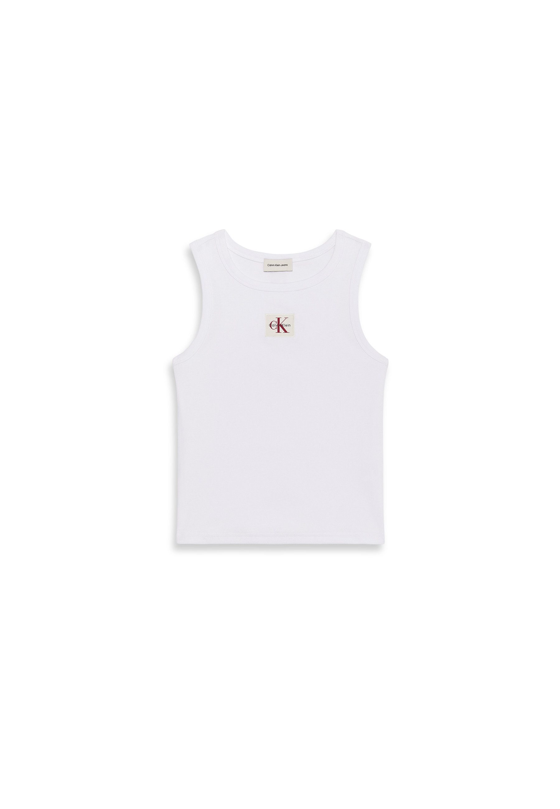 Calvin Klein Tanktop A - WVN LBL 2X2 CTTN