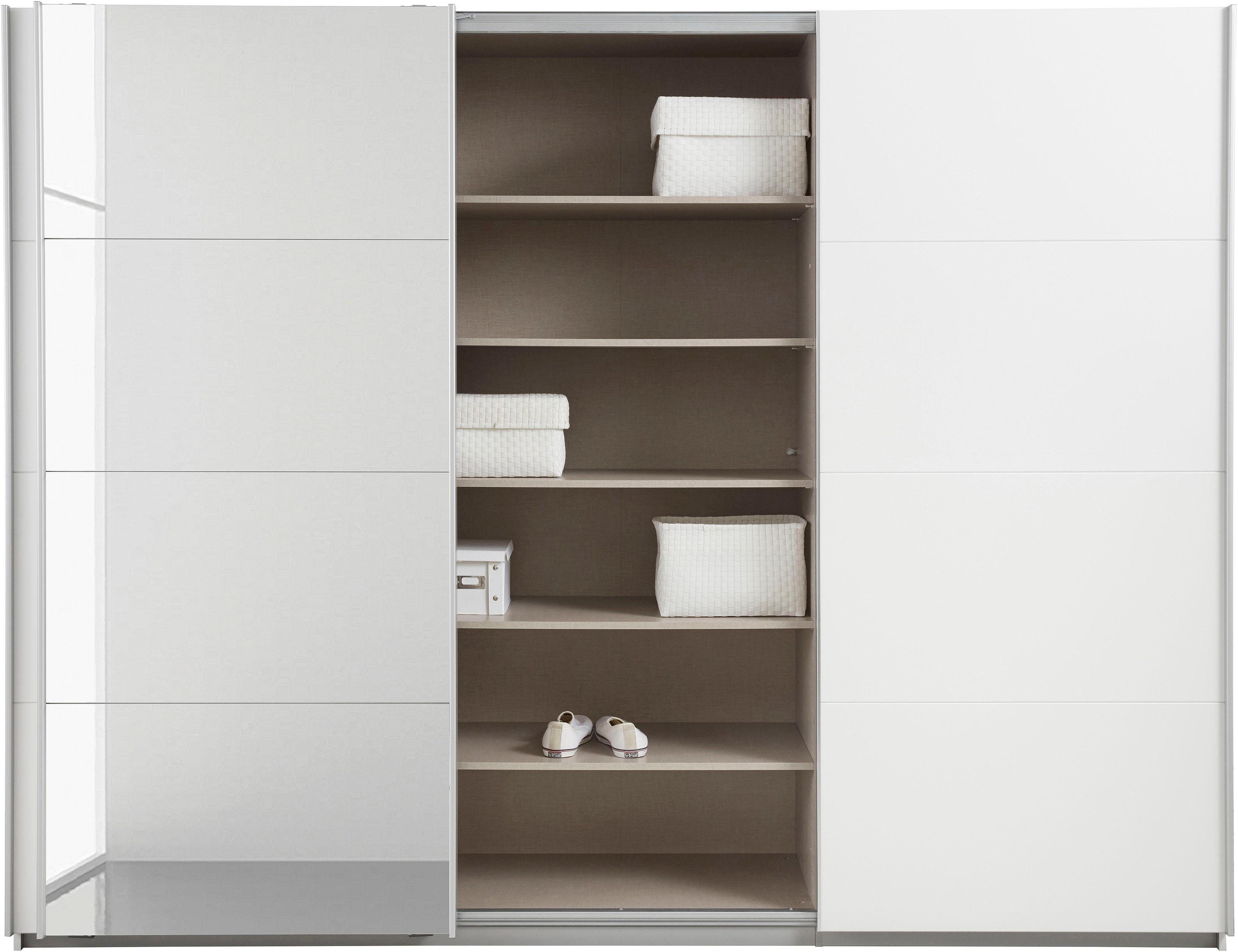 rauch Schuifdeurkast Kledingkast Garderobe CORTONA inclusief interieurindeling,