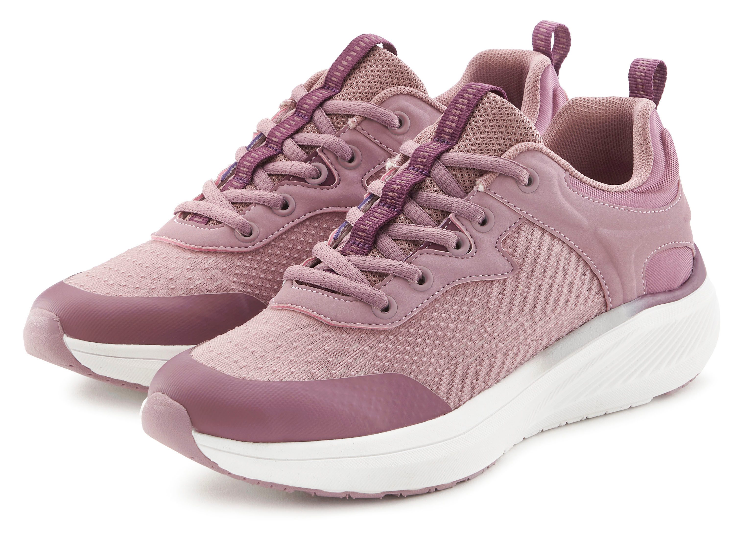 Lascana Sneakers Vrijetijdsschoen, veterschoen met uitneembare binnenzool VEGAN