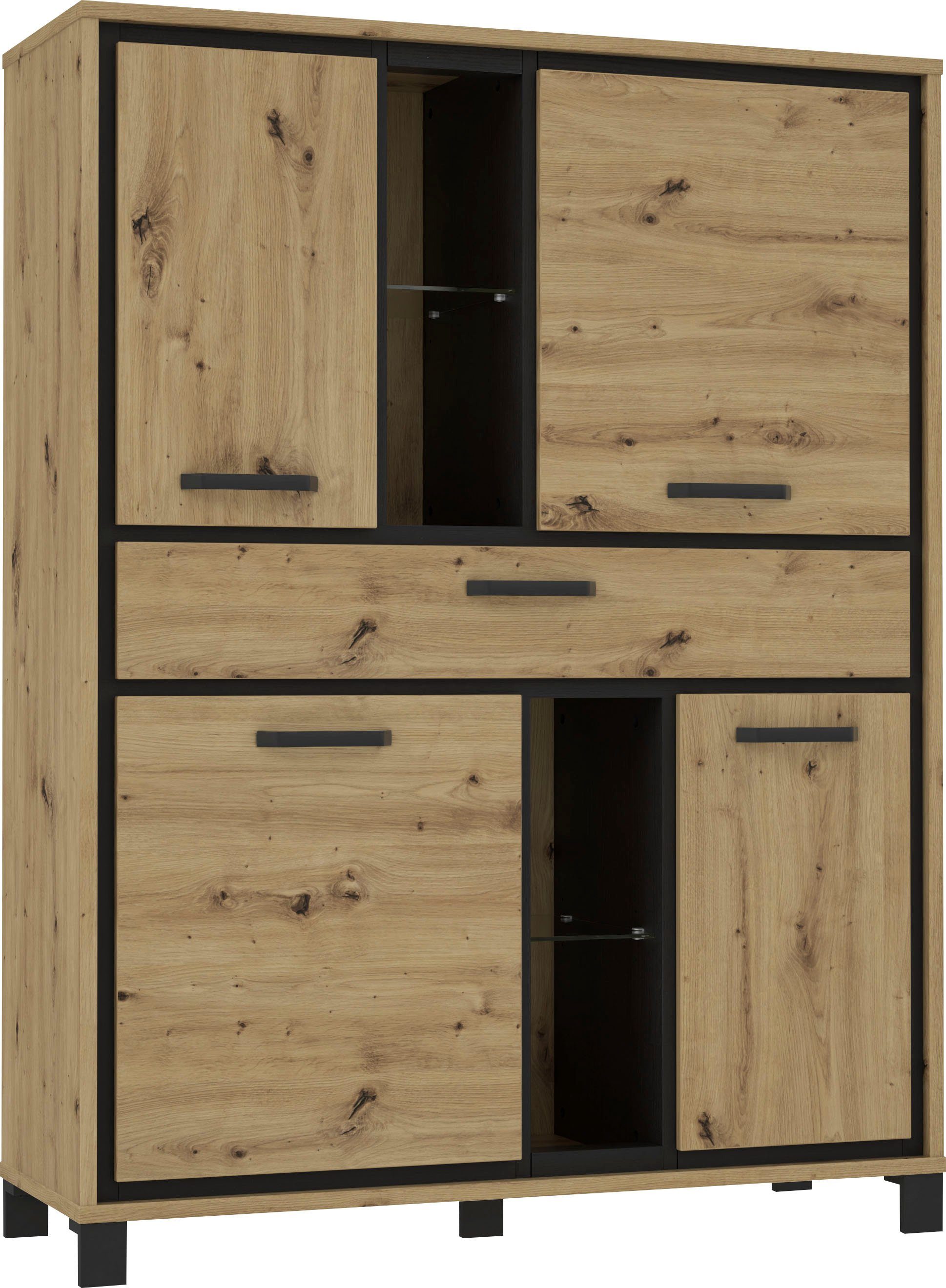 FORTE Highboard Trondheim Hoogte 161 cm