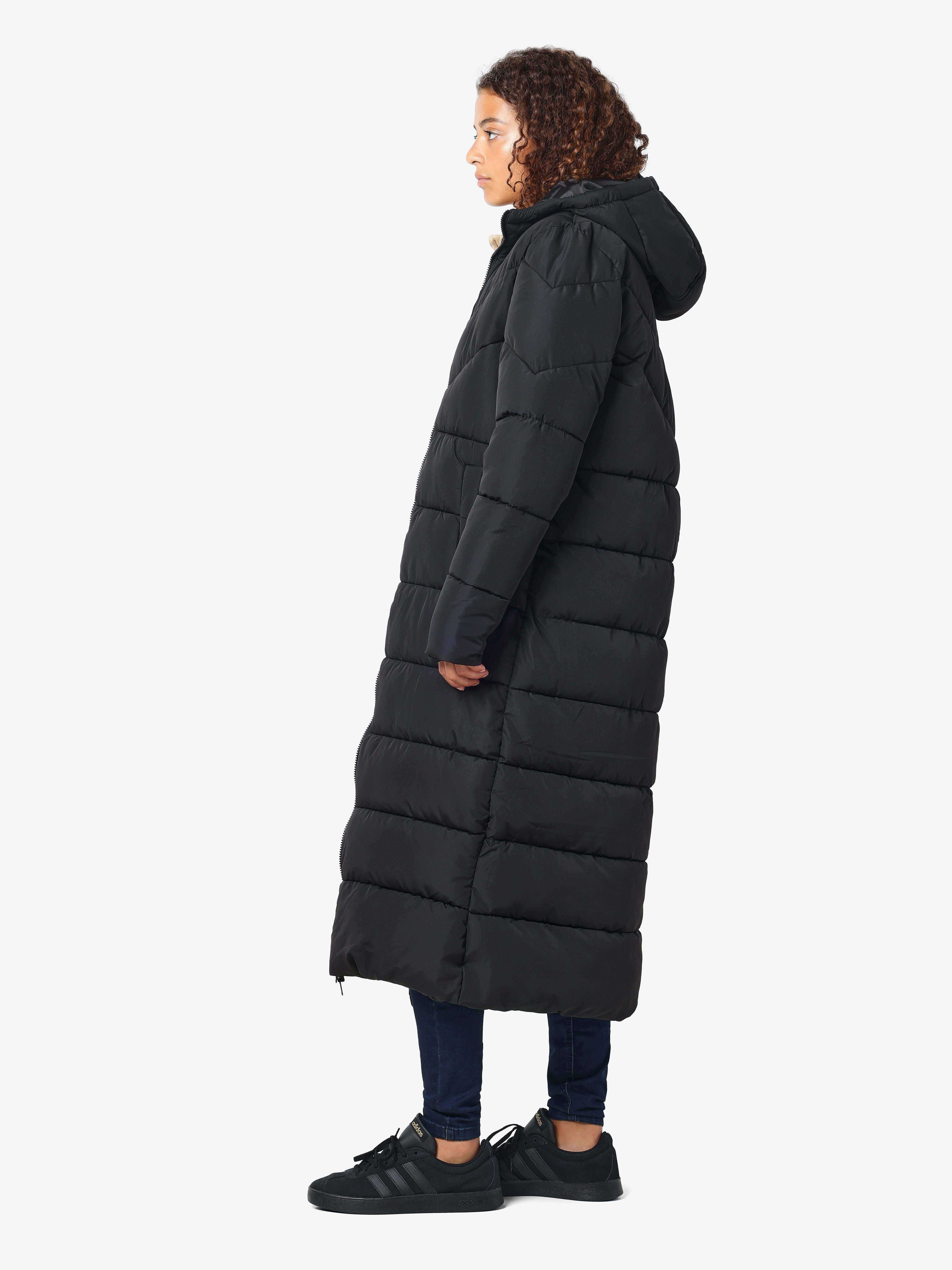 Noisy may Gewatteerde jas NMDALCON L/S X-LONG COAT NOOS FWD