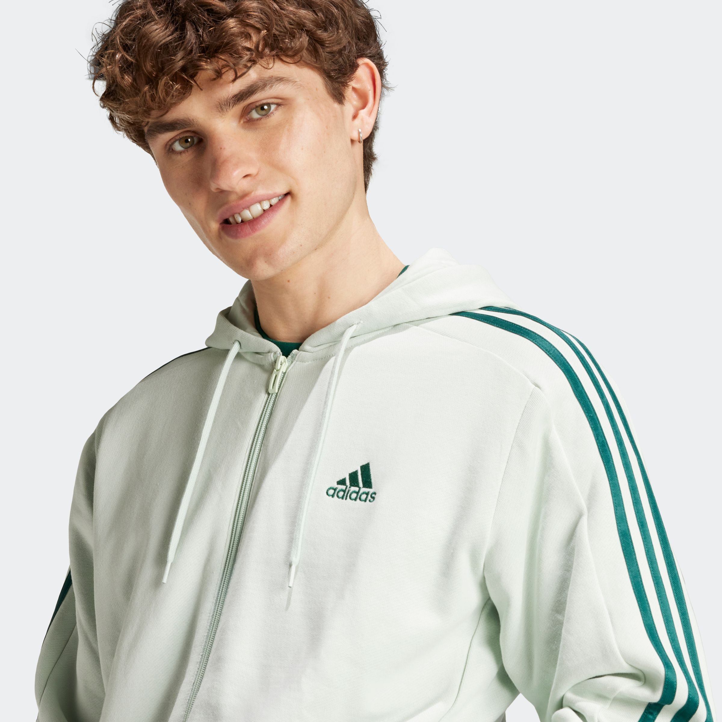 adidas Sportswear Capuchonsweatvest M 3S FT FZ HD (1-delig)