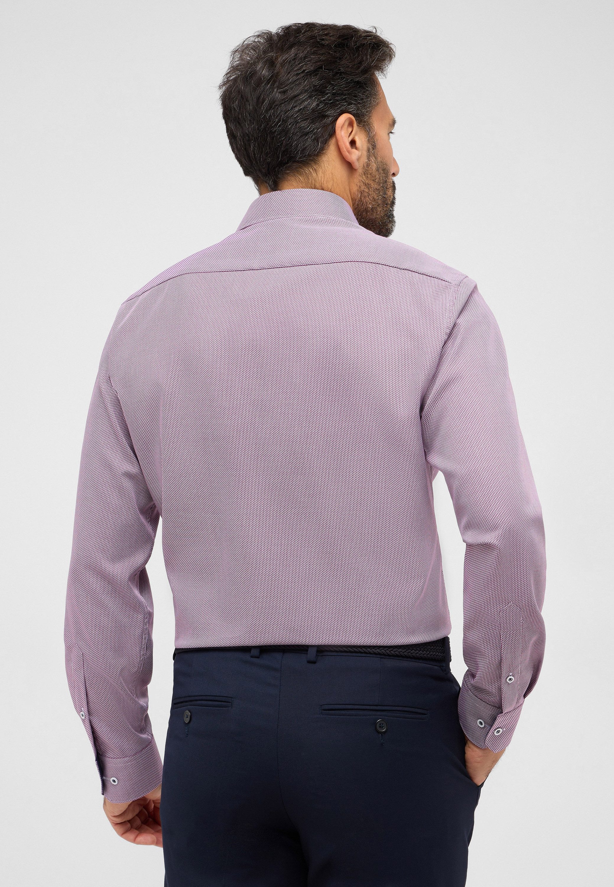 Eterna Overhemd met lange mouwen MODERN FIT NON IRON (strijkvrij)