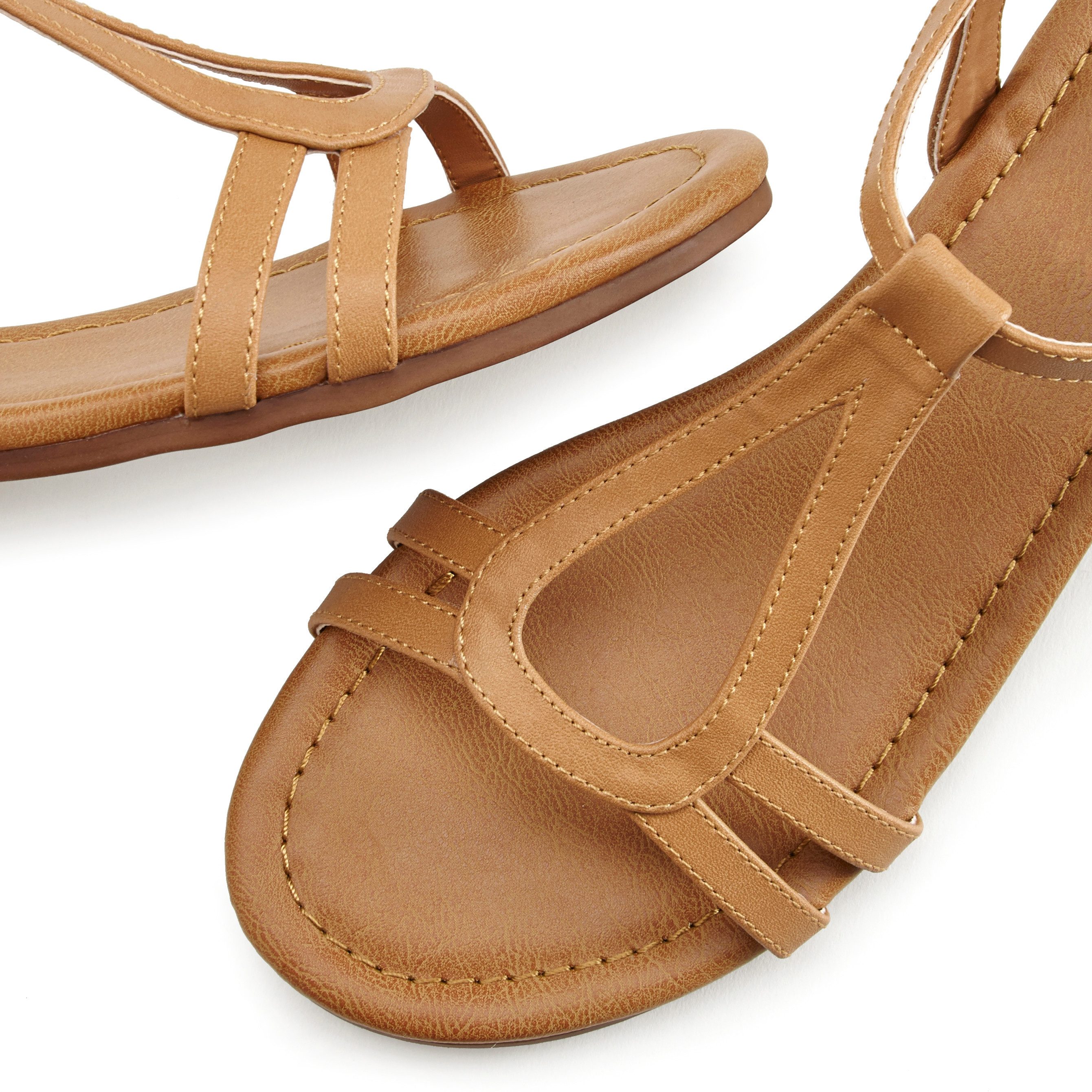 Vivance Sandalen Zomerschoen Sandalette, zomerschoen met verfijnde bandjes VEGAN