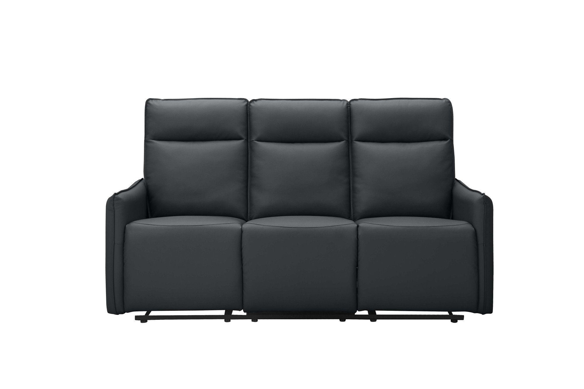 Dorel Home 3-zitsbank Lugo, bioscoopbank met relaxfunctie in kunstleer en geweven stof