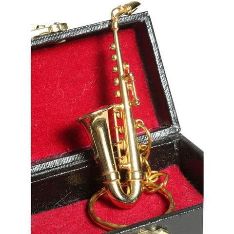 Ambiente Haus Decoratief figuur Sleutelhanger saxofoon 7 cm (1 stuk)