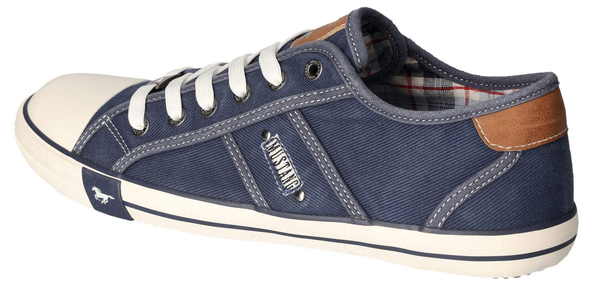Mustang Shoes Sneakers met mustang merkembleem, vrijetijdsschoen, lage schoen, veterschoen
