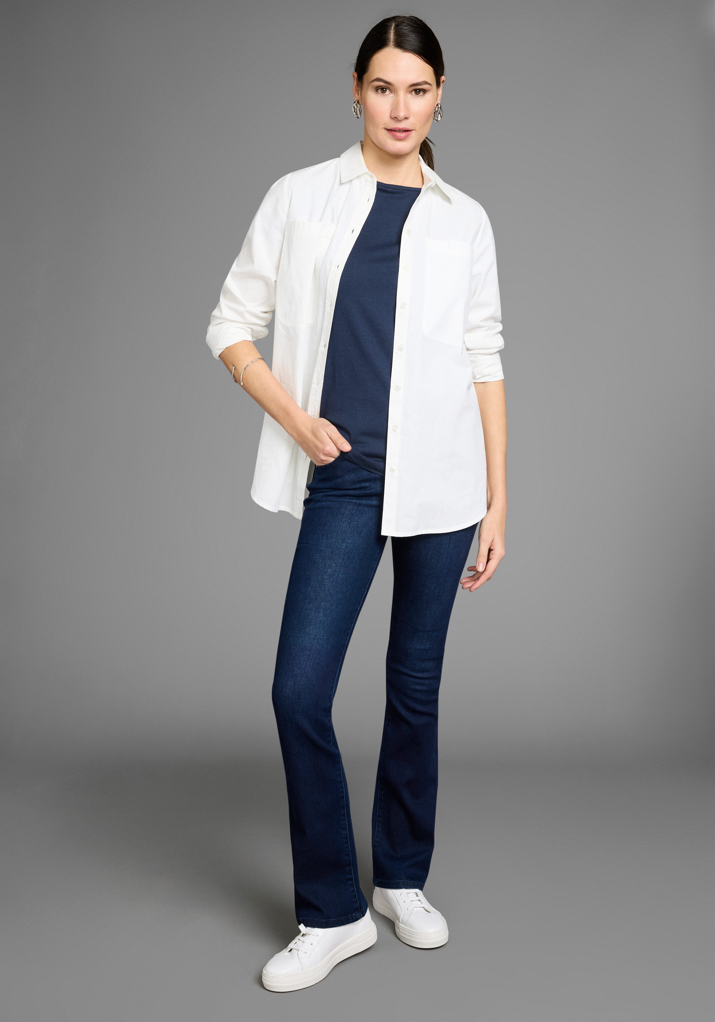 HECHTER PARIS Shirt met ronde hals