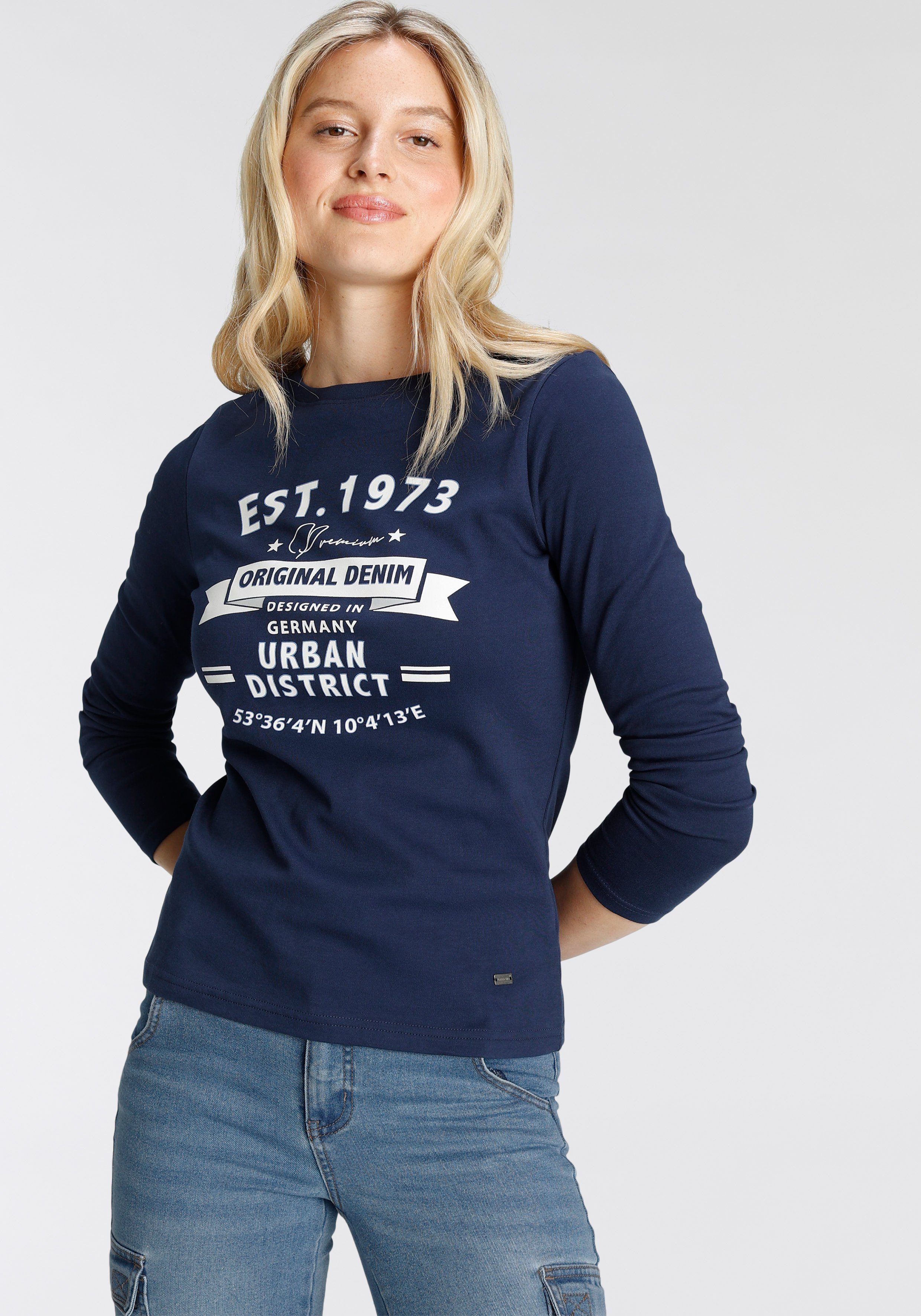Esprit Shirt Met Lange Mouwen in het Wit Dames Kleding voor voor Jeans voor Bootcut jeans 