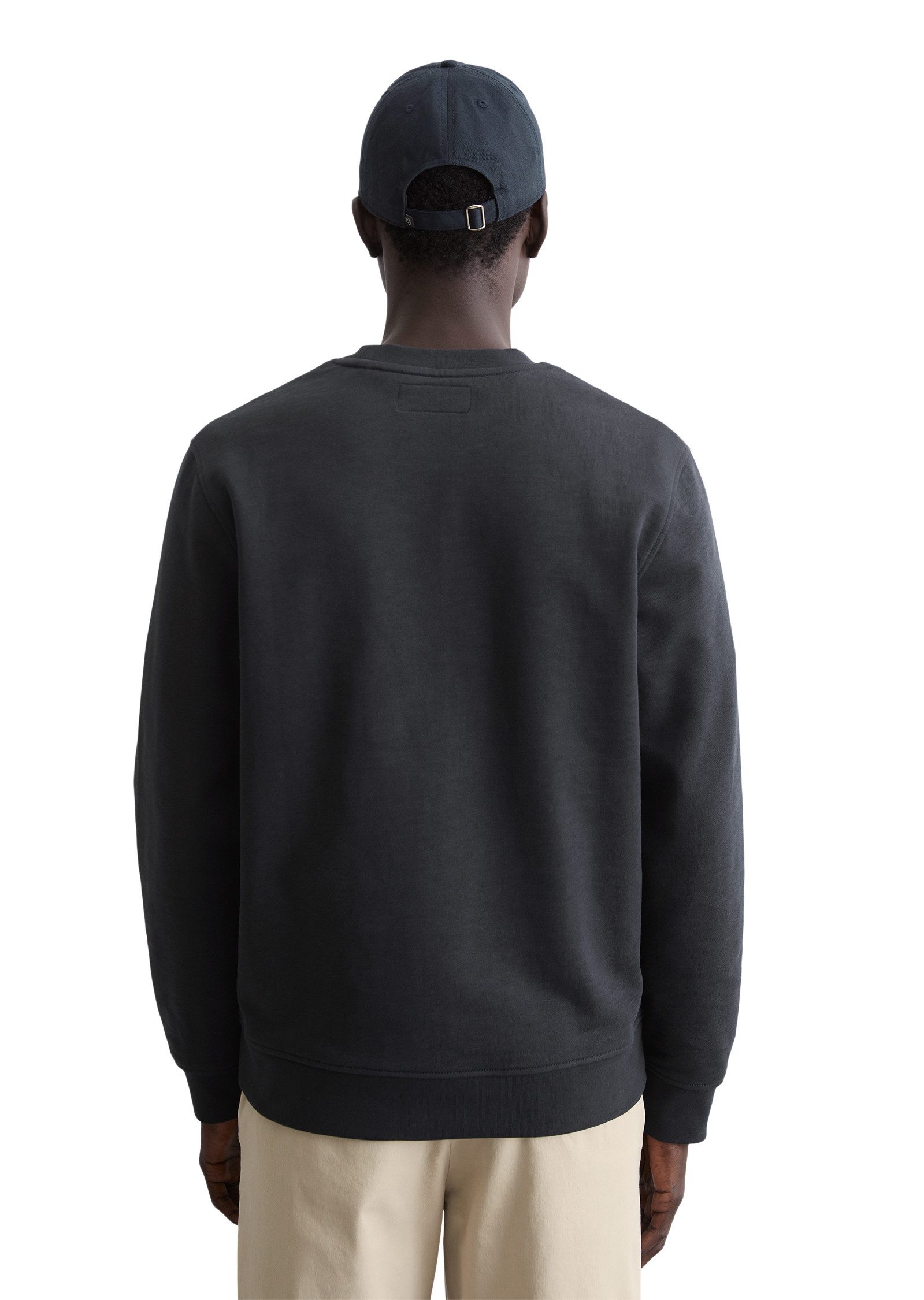 Marc O'Polo Sweatshirt met licht onregelmatige slub-sweatstructuur
