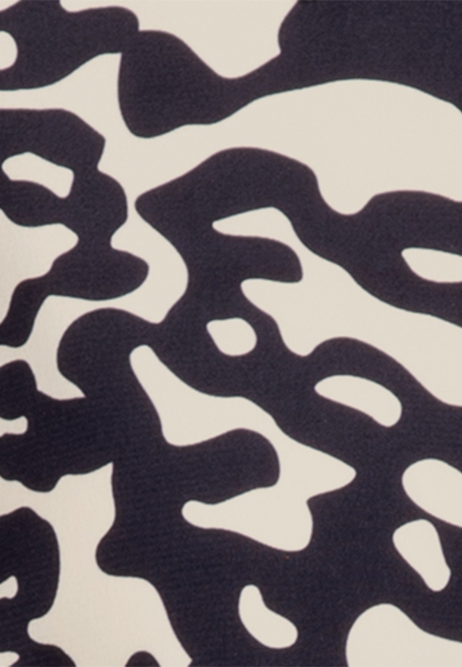 seidensticker Overhemdblouse Zwarte roos Langarm kraag met dierenprint