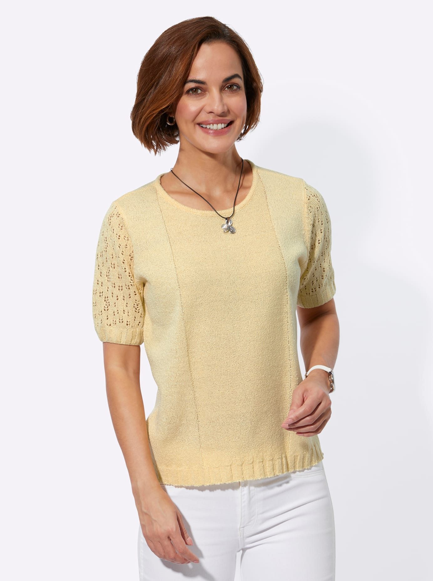 Classic Basics Trui met ronde hals Trui