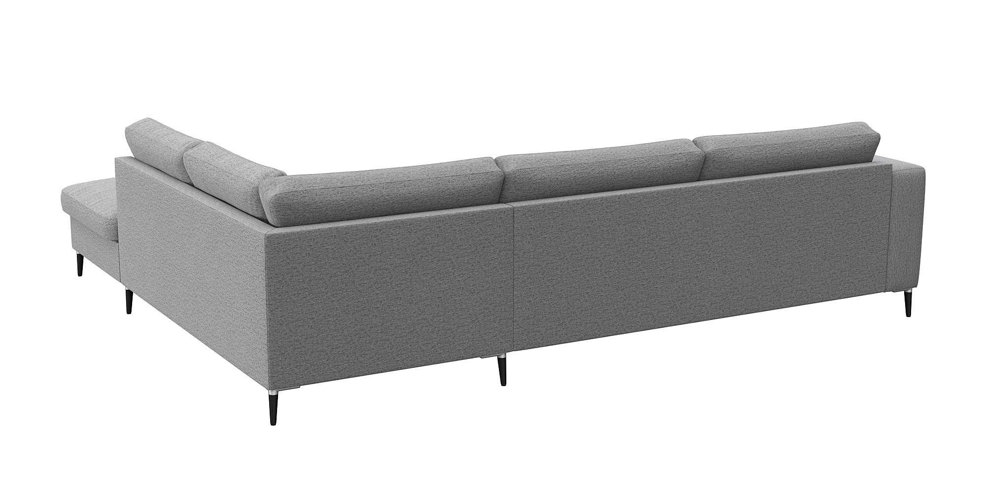 FLEXLUX Hoekbank Fiore, super zitcomfort door koudschuim in de zitting, L-vorm