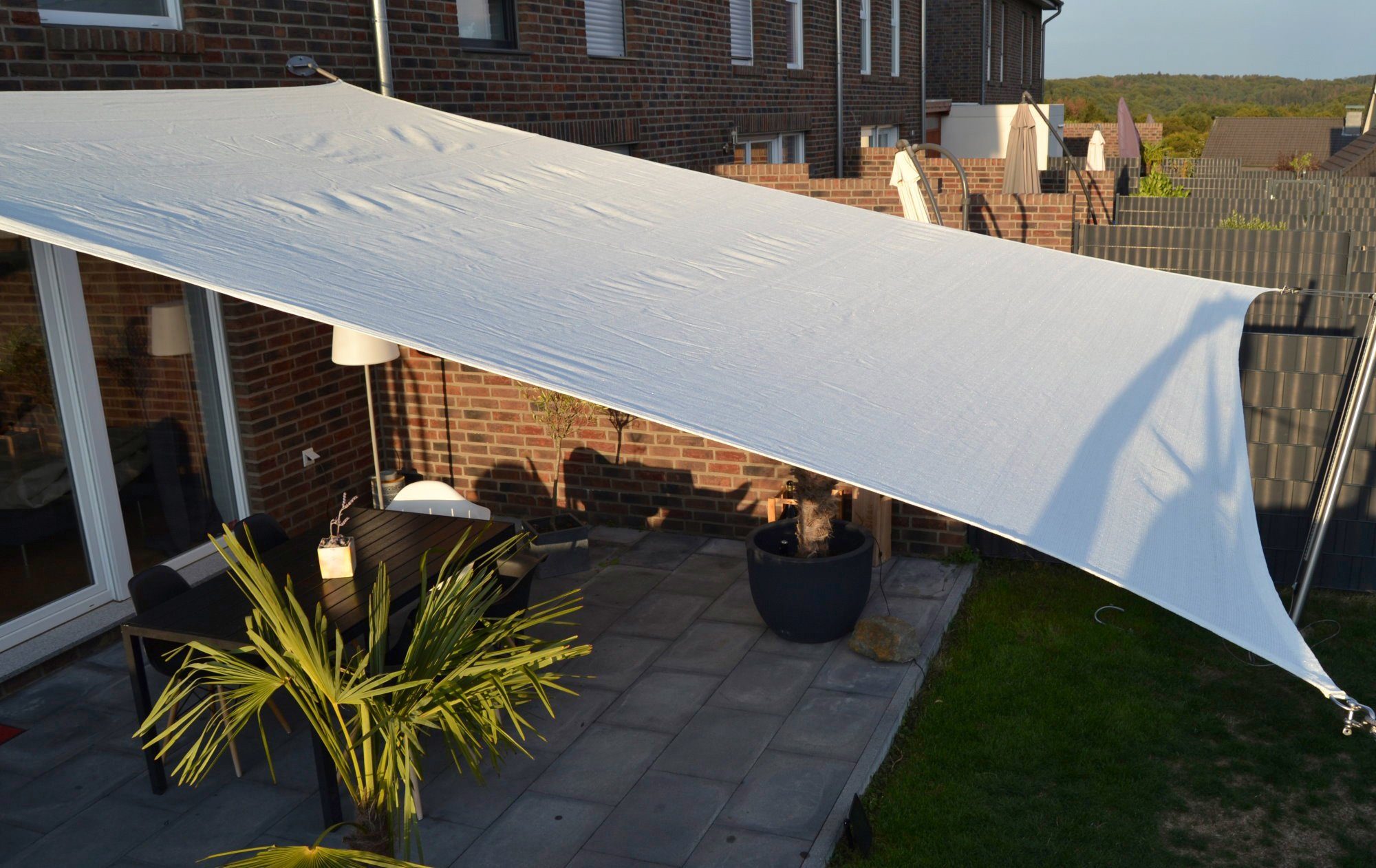Floracord Schaduwdoek BxT: 500x400 cm, crème-wit