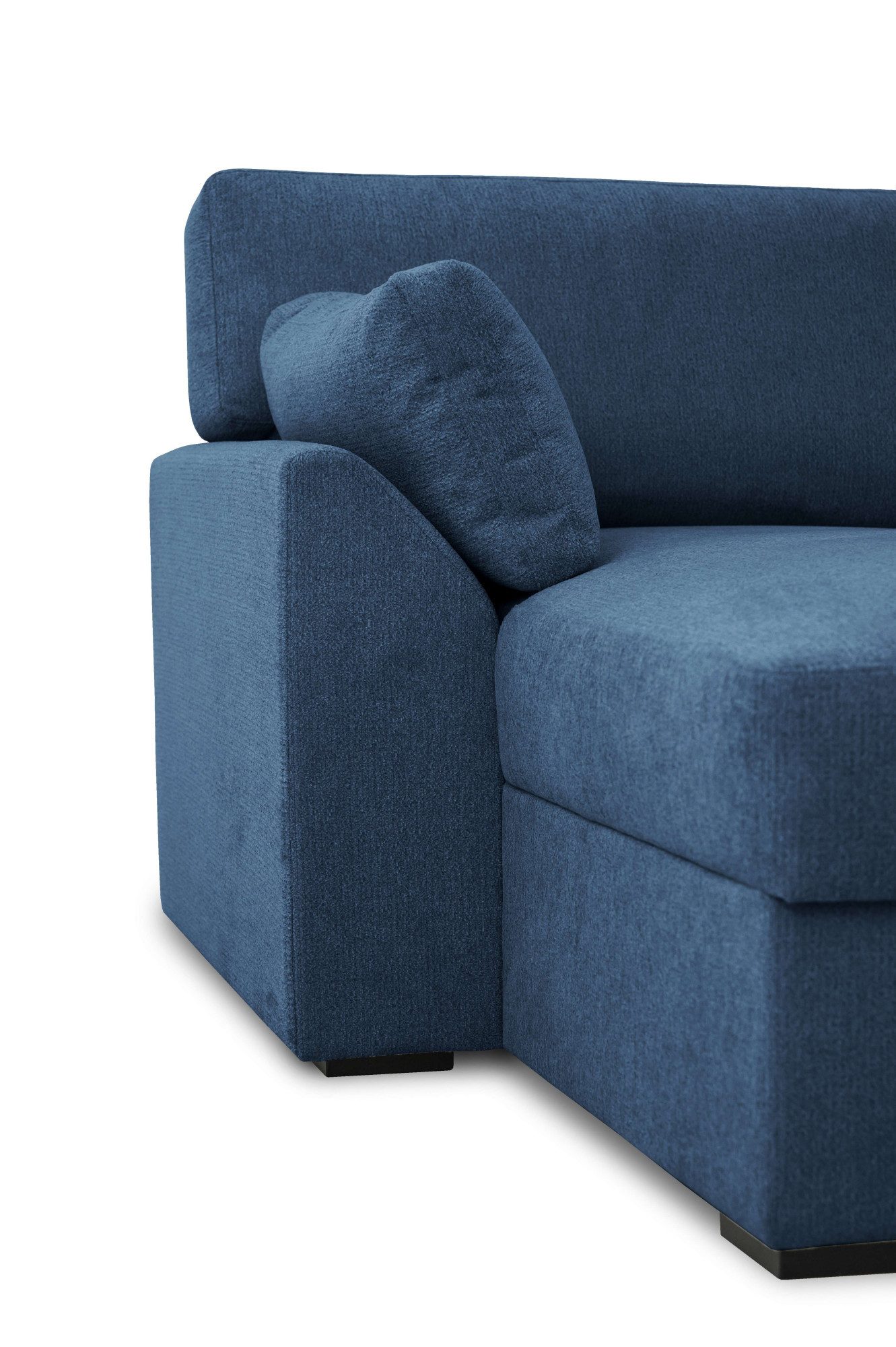 Home affaire Zithoek Citry Breedte 309 cm, chenille, bedfunctie, bedlade, U-vorm