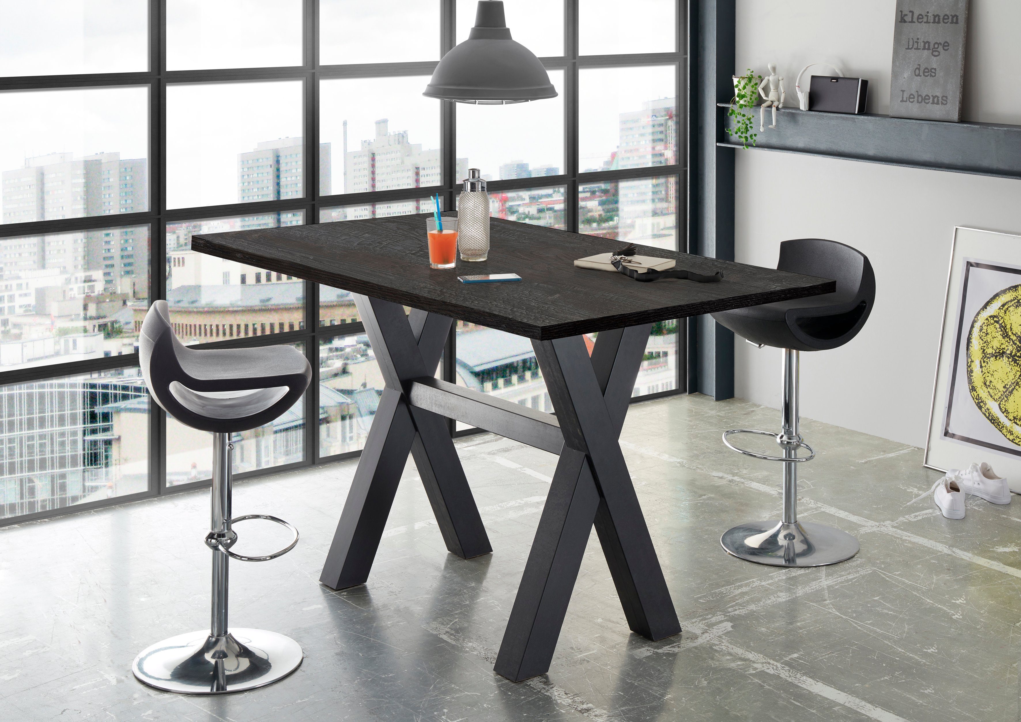 Mäusbacher Bartafel Frame in X-model (breedte 120, 140 of 160 cm)